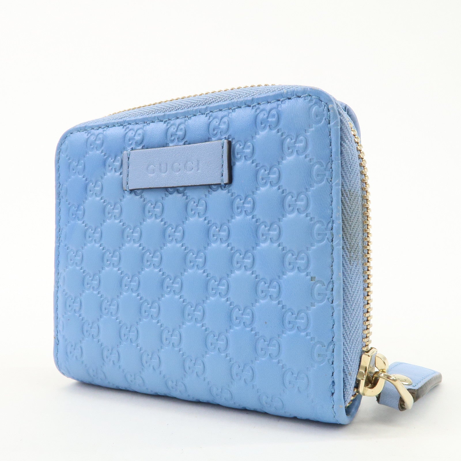 GUCCI Micro Guccissima Signature Bi-Fold Compact Wallet 449395