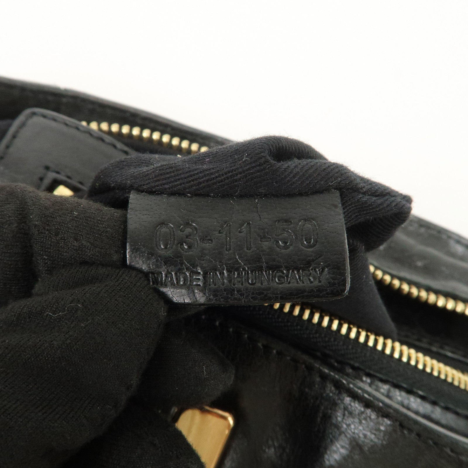 Chloe ETHEL Leather 2Way Hand Bag Shoulder Bag Crossbody Bag Black