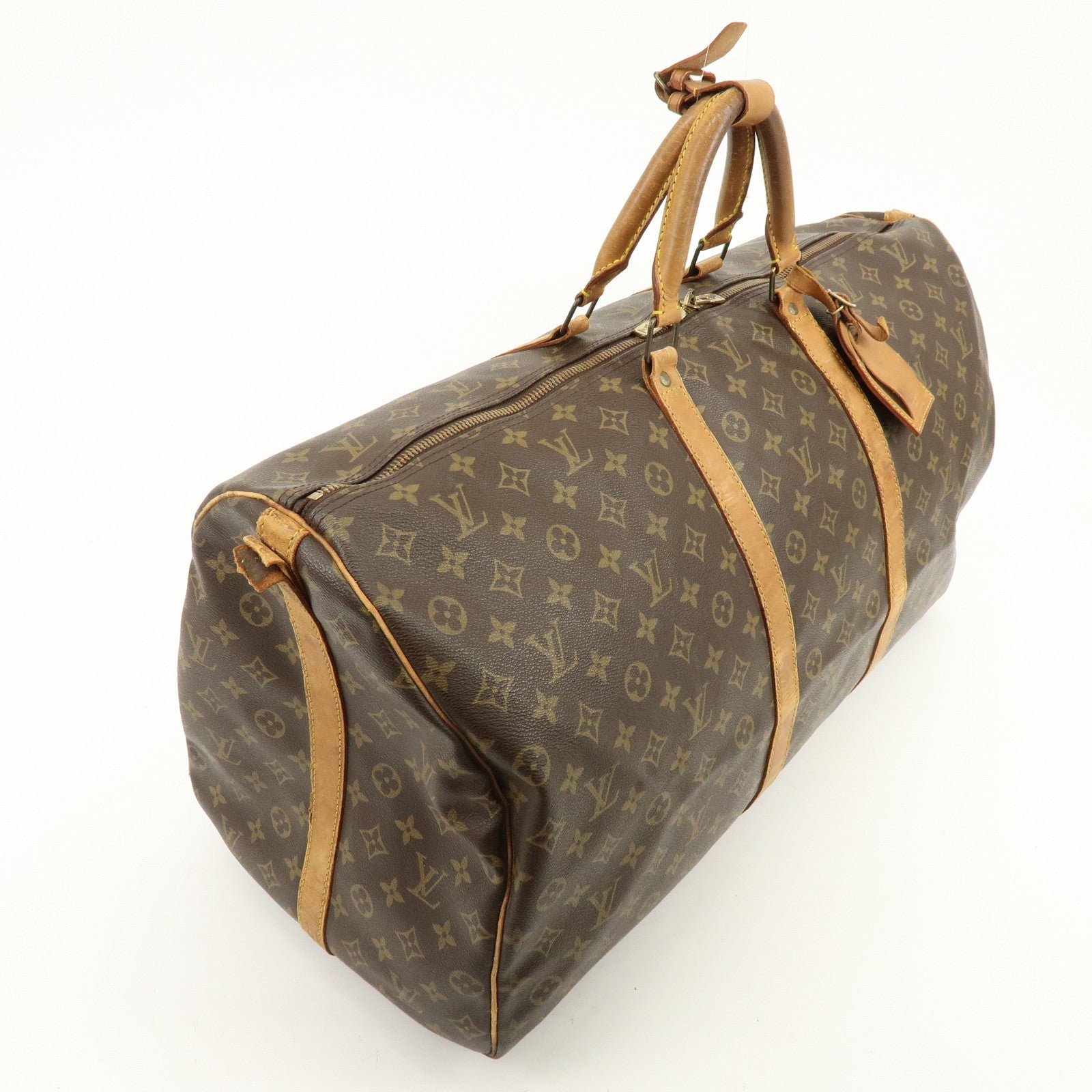 Louis Vuitton Monogram Keep All Bandouliere 60 Boston Bag M41412