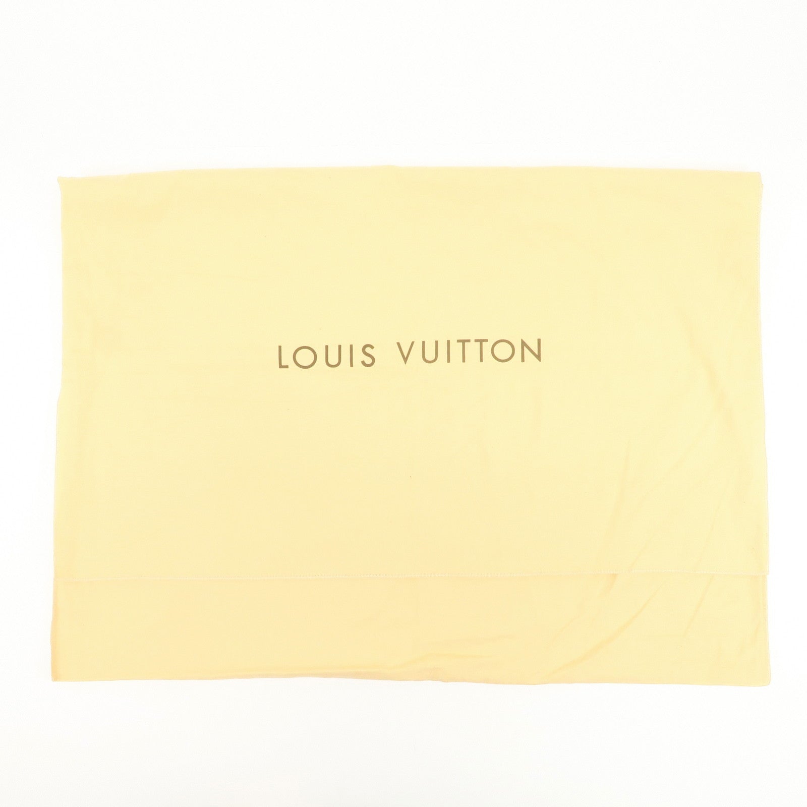 Louis Vuitton Set Of 12 Dust Bag Storage Bag Flap Style Beige
