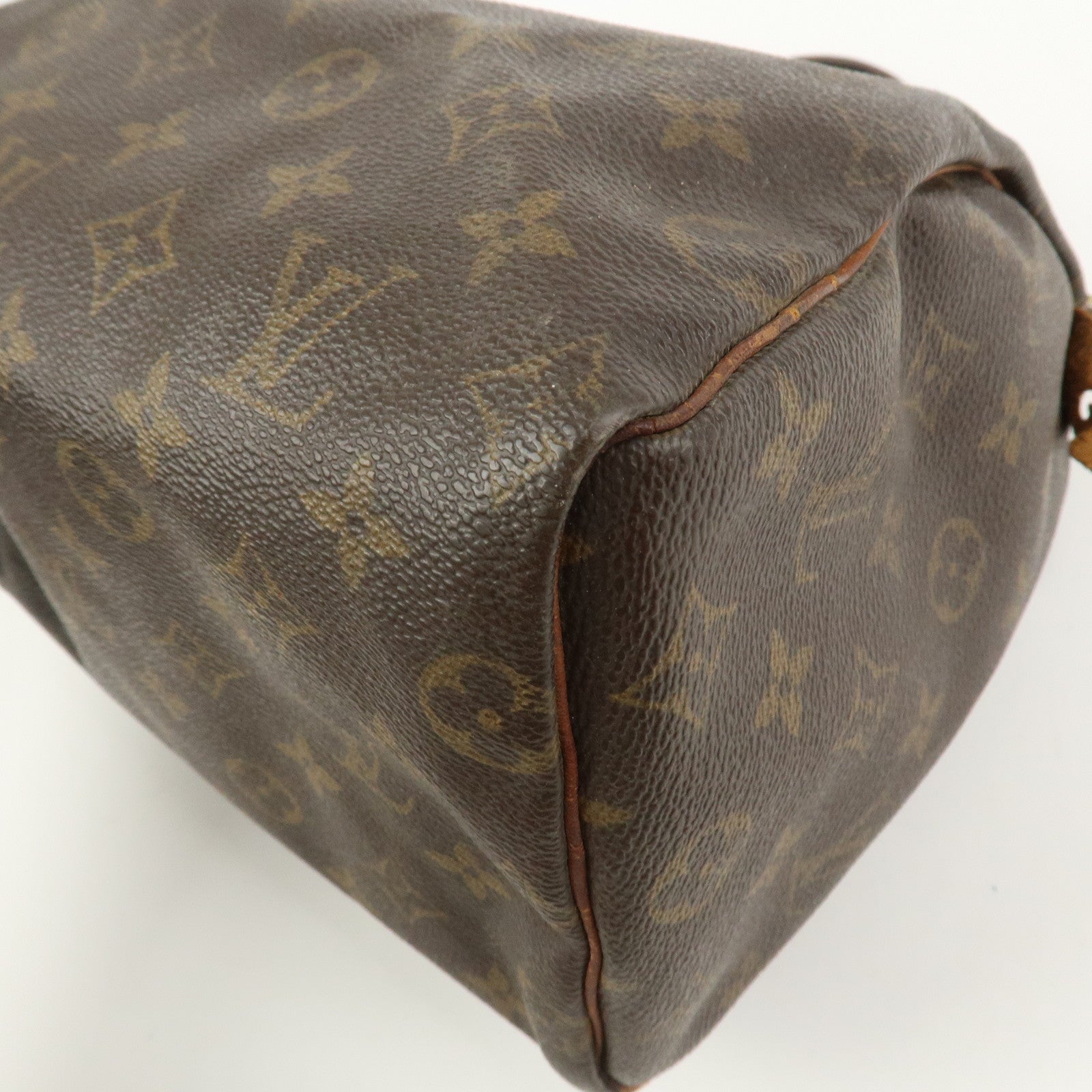 Louis Vuitton Monogram Speedy 25 Boston Bag Hand Bag Brown M41528