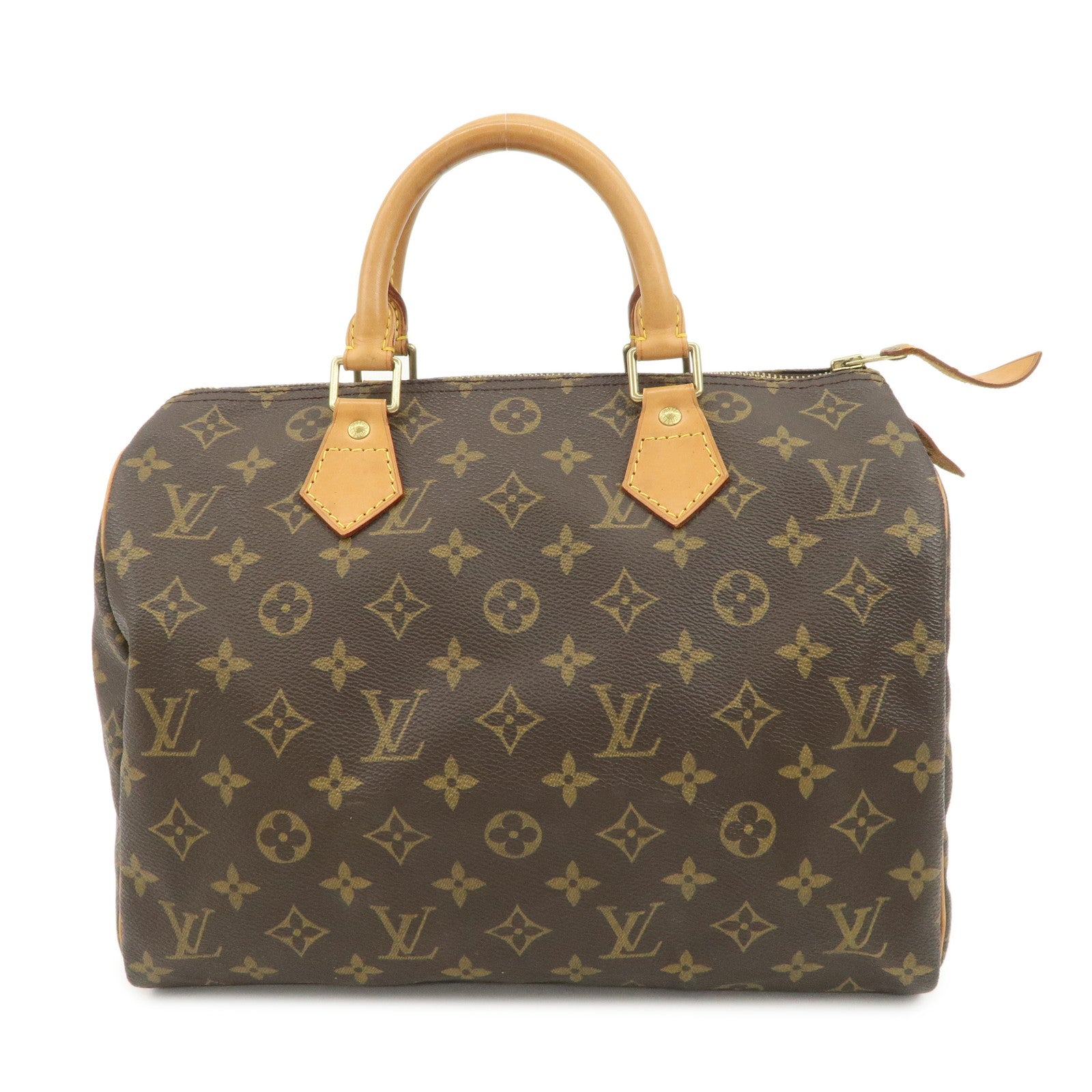 Louis Vuitton Monogram Speedy 30 Boston Bag Hand Bag Brown M41526