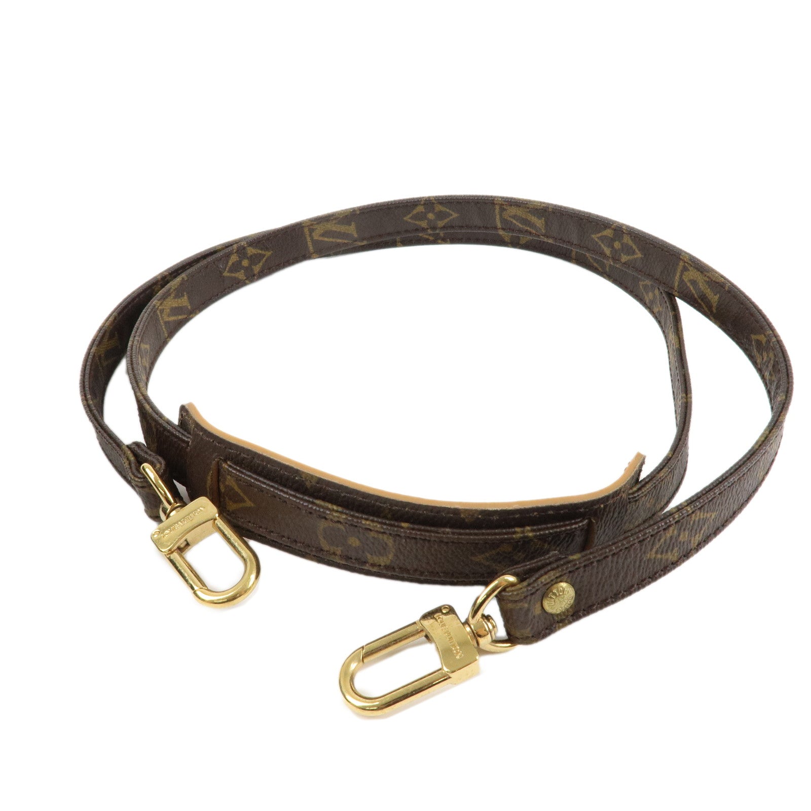 Louis Vuitton Monogram Canvas Shoulder Strap 120cm Brown J75010 Used