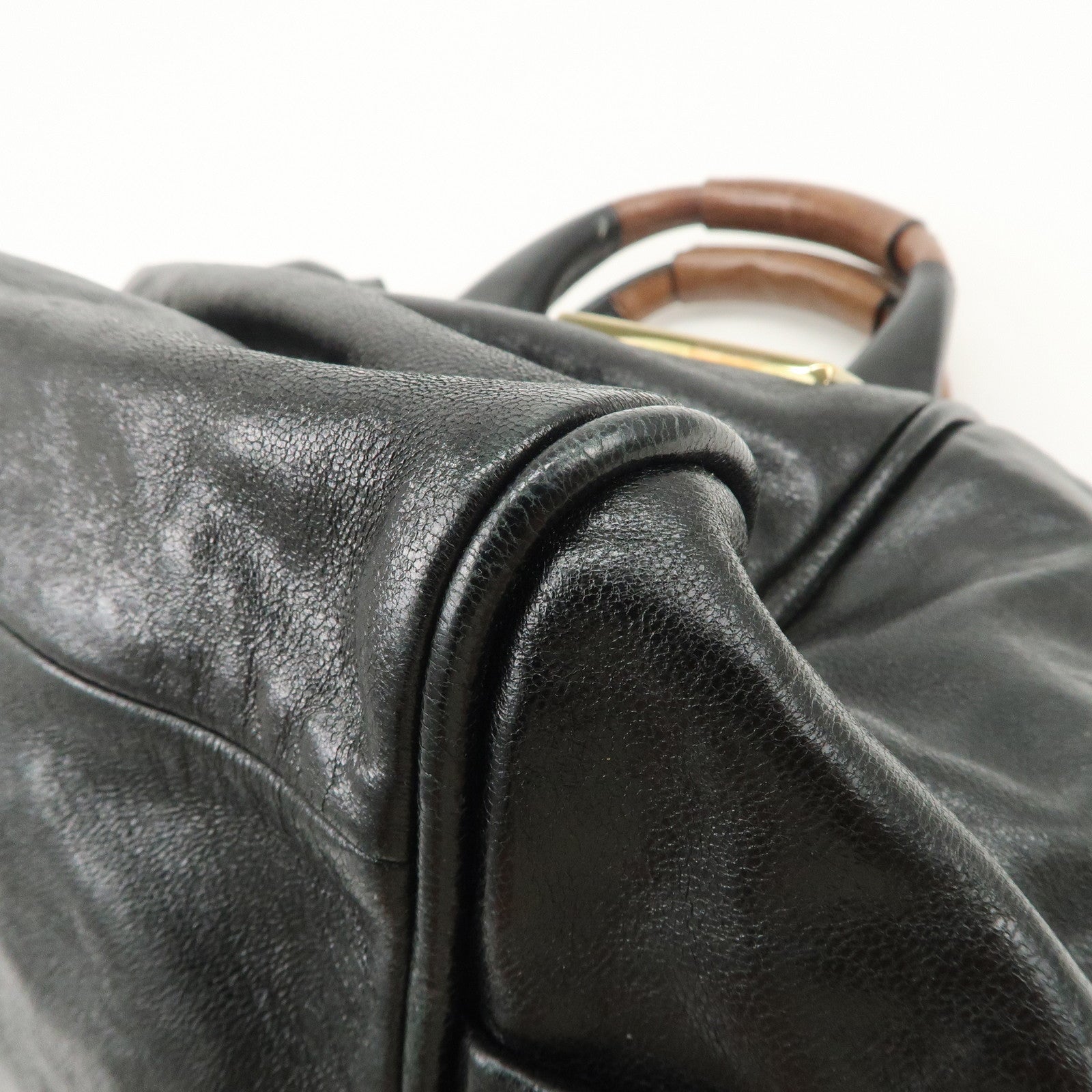 Chloe ETHEL Leather 2Way Hand Bag Shoulder Bag Crossbody Bag Black