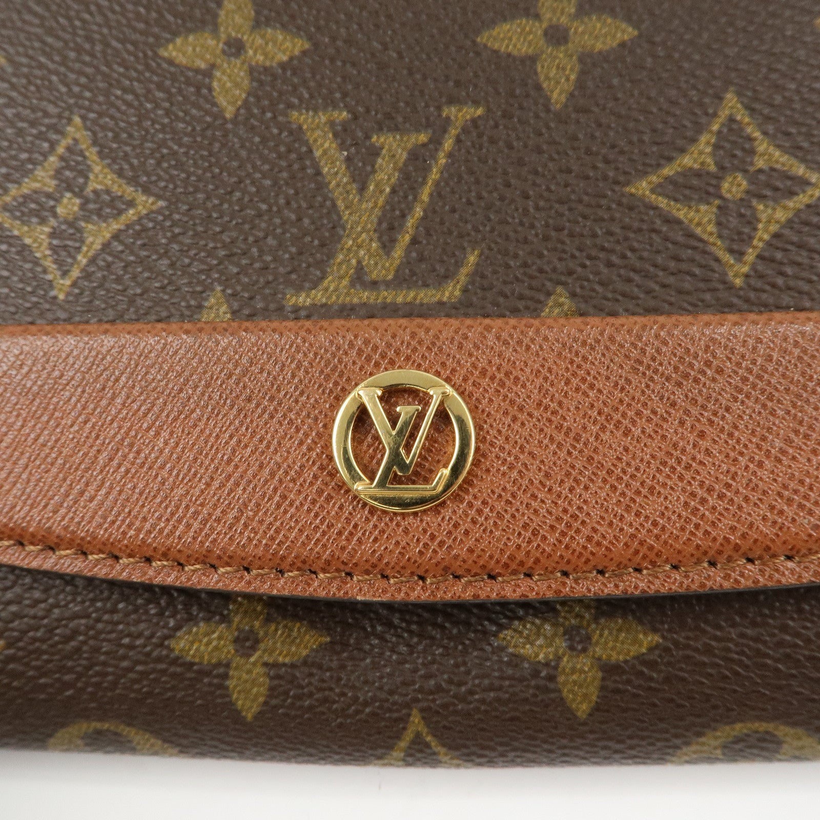 Louis Vuitton Monogram Bordeaux Shoulder Bag Hand Bag M51798 Used