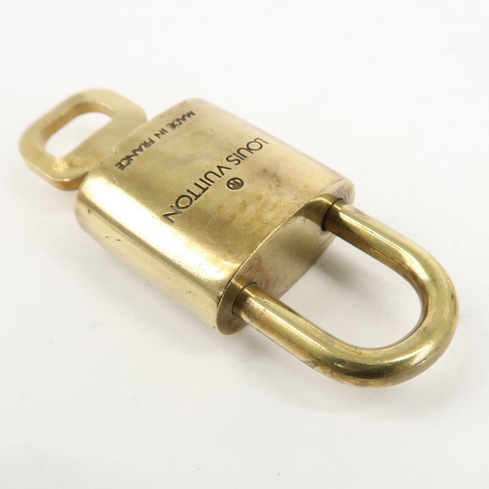Louis Vuitton Set of 10 Lock & Key Cadena Key Lock Metal Gold Used