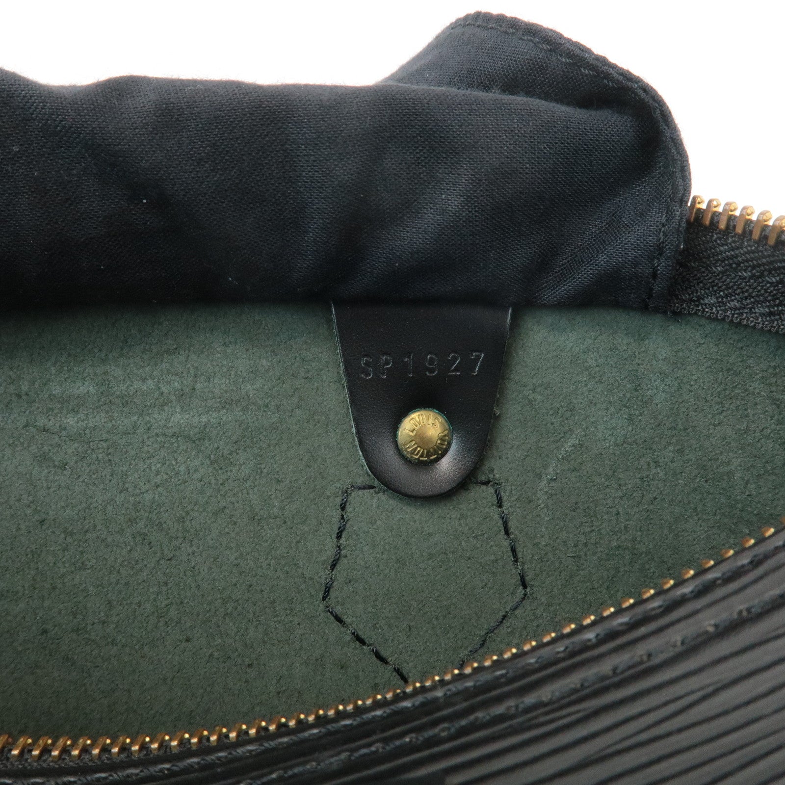 Louis Vuitton Epi Speedy 25 Boston Bag Hand Bag Noir M43012 Used