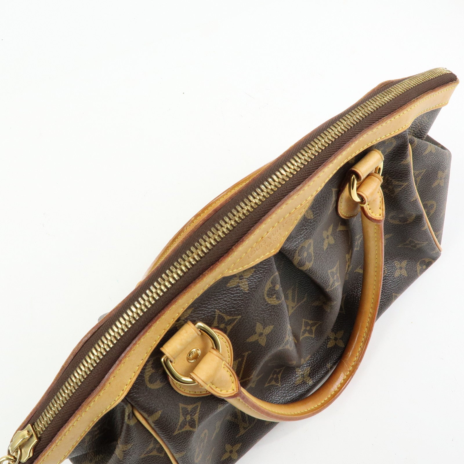 Louis Vuitton Monogram Tivoli PM Hand Bag Shoulder Bag Brown M40143