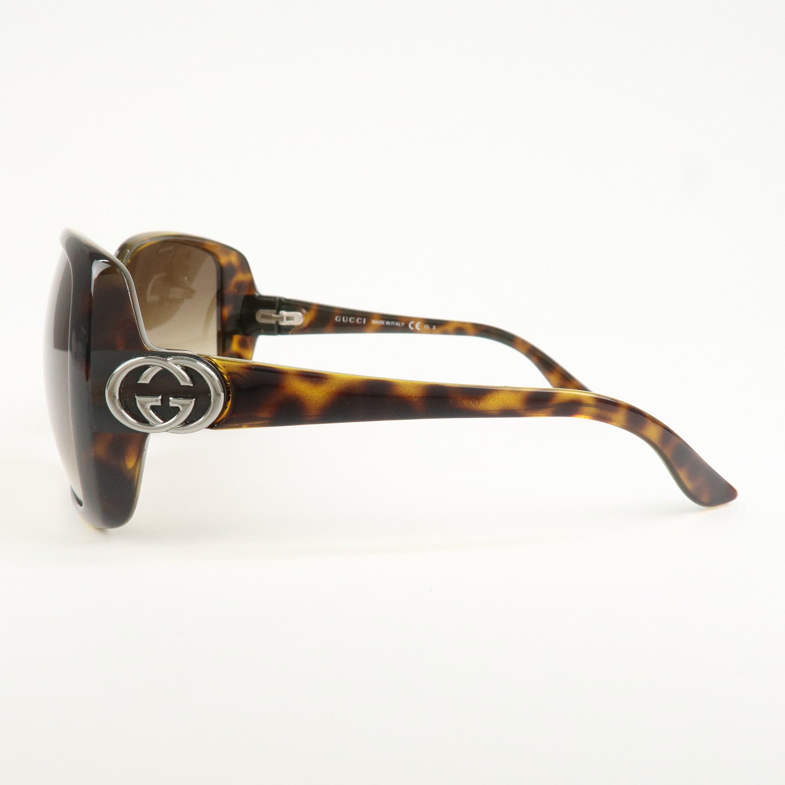 GUCCI Interlocking G Plastic Tortoiseshell GG 3166/S 59□15-115