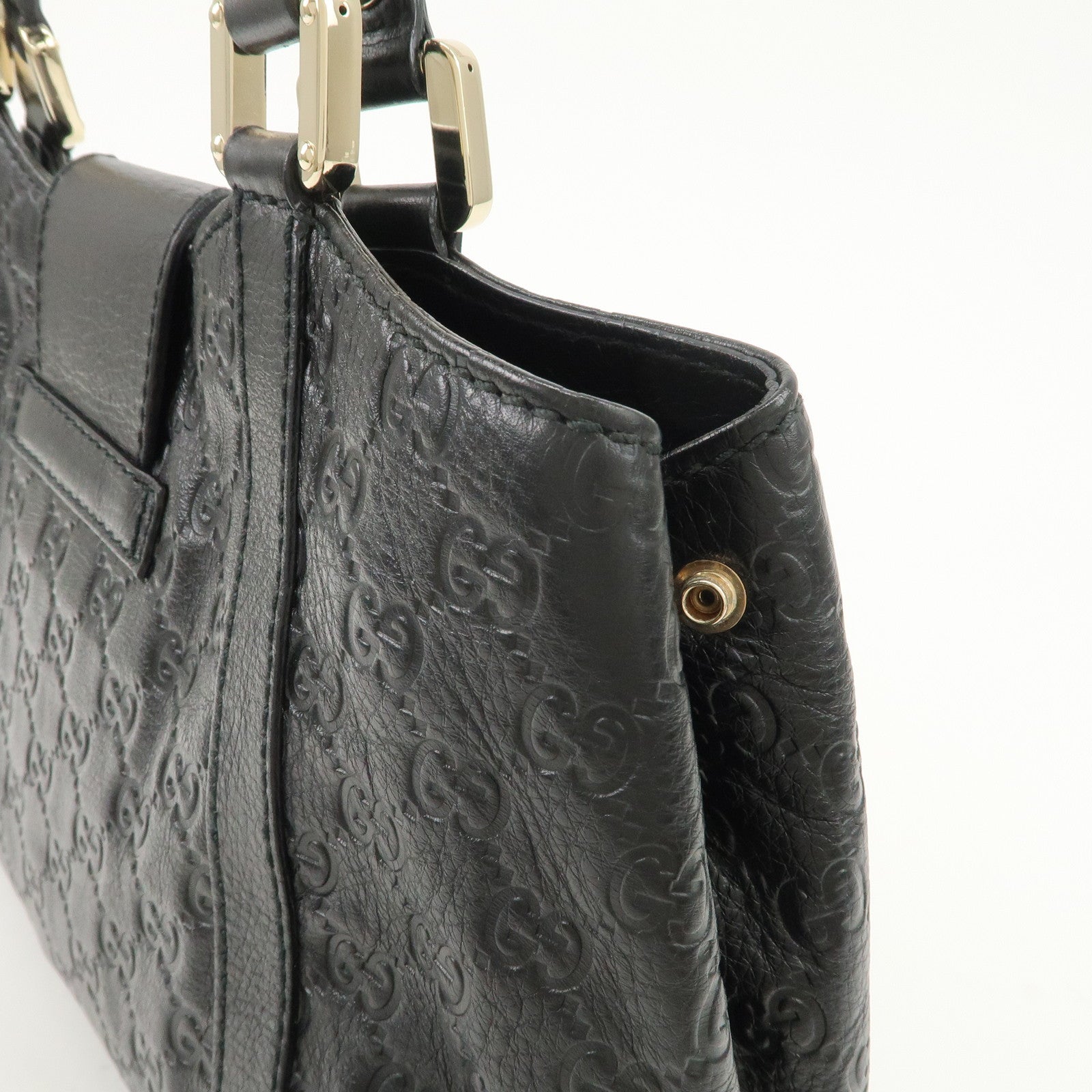 GUCCI Guccissima Leather Tote Bag Hand Bag Shoulder Bag 211937