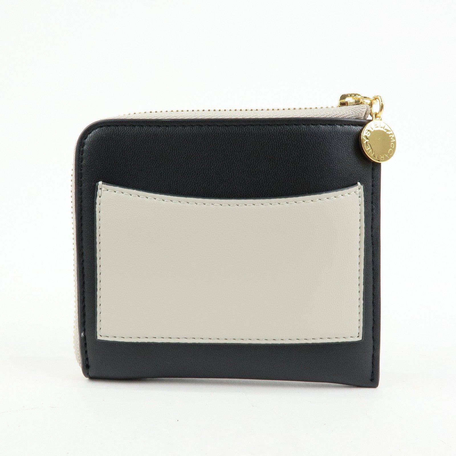 STELLA MCCARTNEY Faux Vegan Leather Compact Wallet Card Case