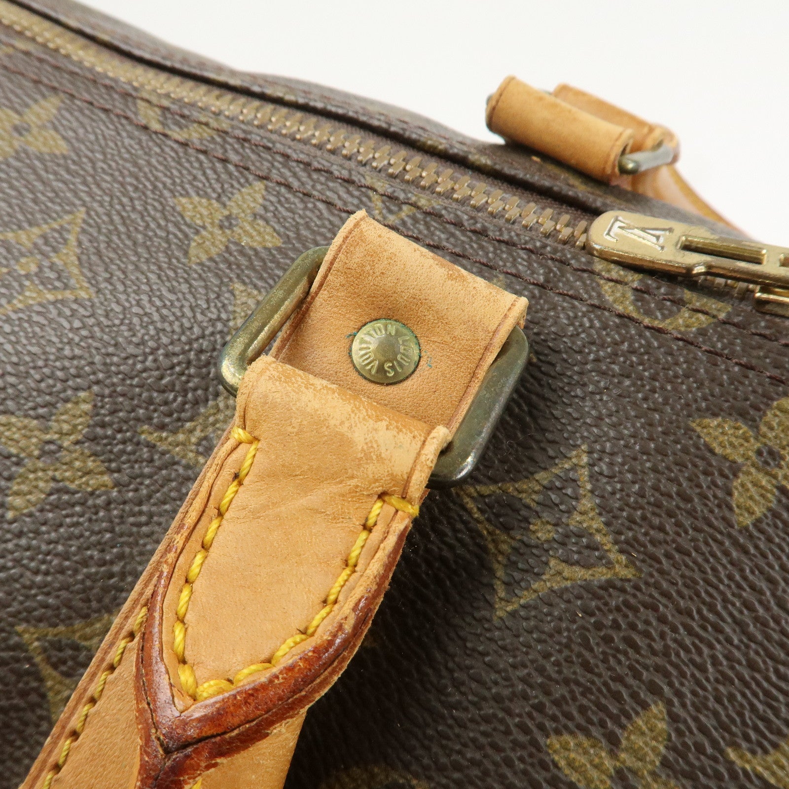 Louis Vuitton Monogram Keep All 55 Boston Bag Travel Bag M41424