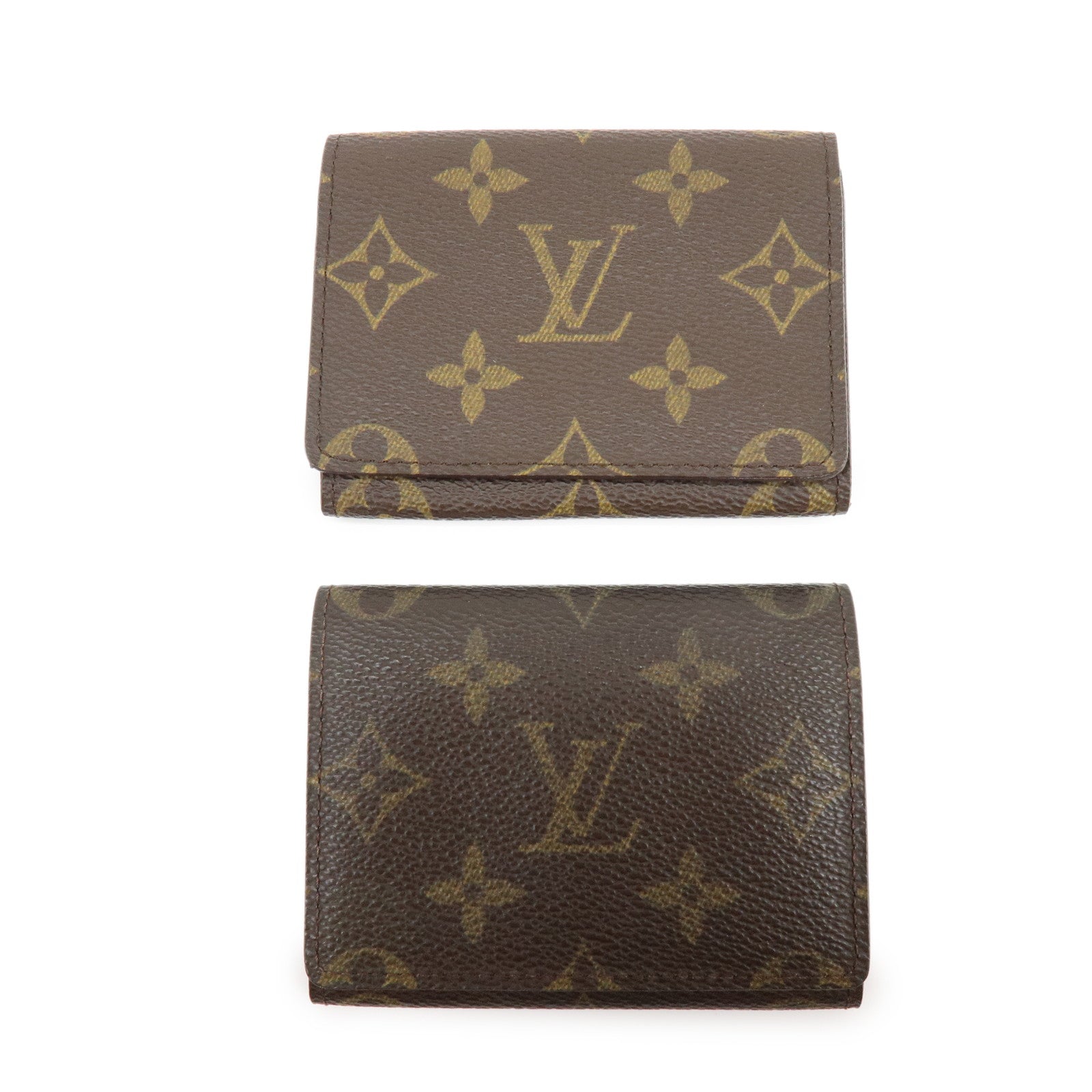 Louis Vuitton Monogram Set of 2 Envelope Carte de Visite M62920