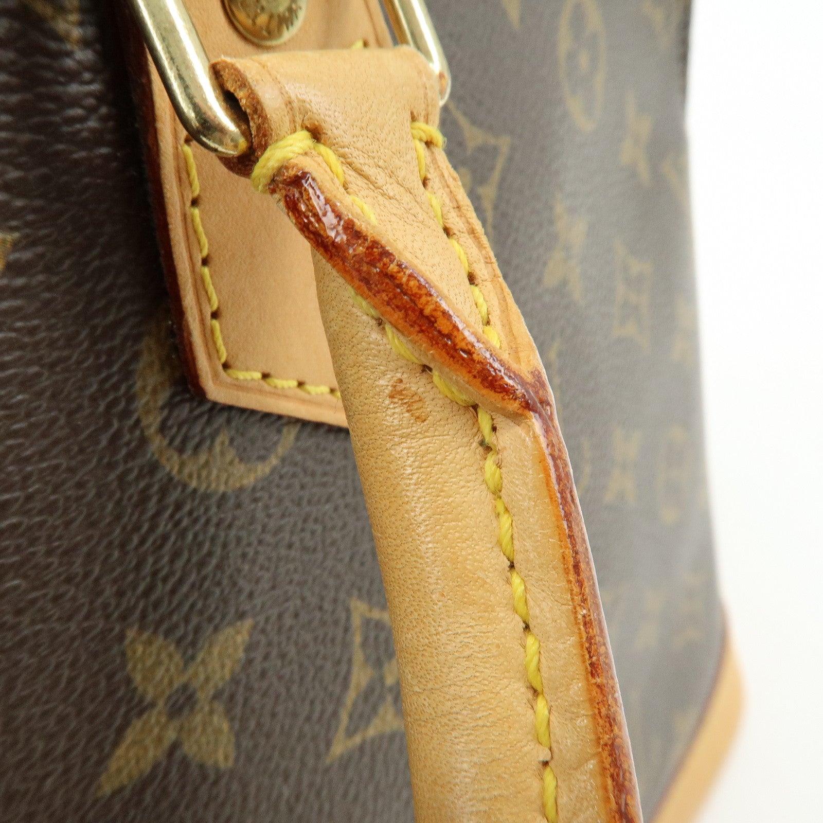 Louis Vuitton Monogram Canvas Alma Hand Bag Brown M51130