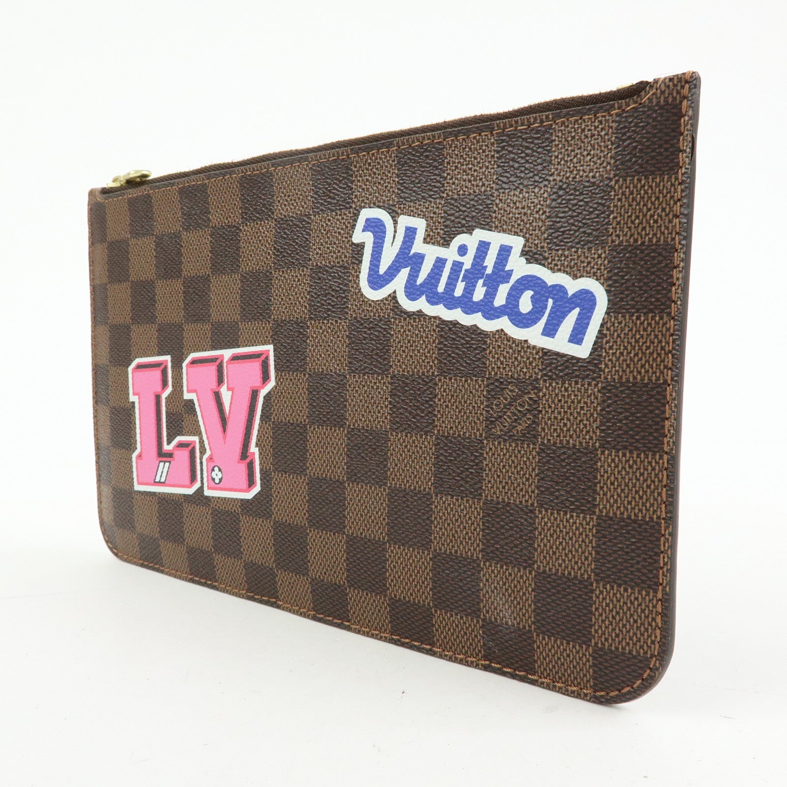 Louis Vuitton Damier Canvas Pouch for Neverfull MM Tote Bag N40049