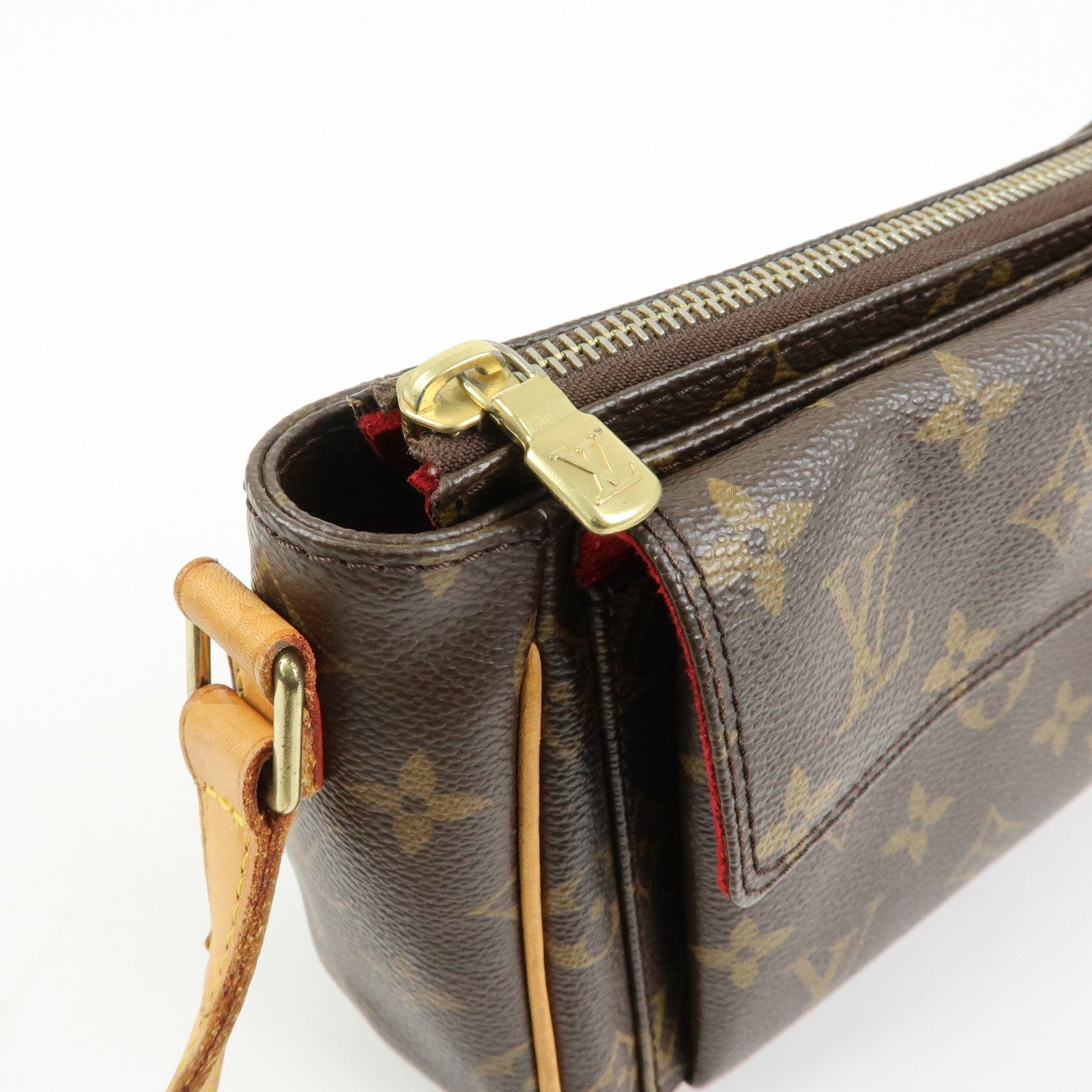 Louis Vuitton Monogram Viva Cite PM Shoulder Bag Brown M51165