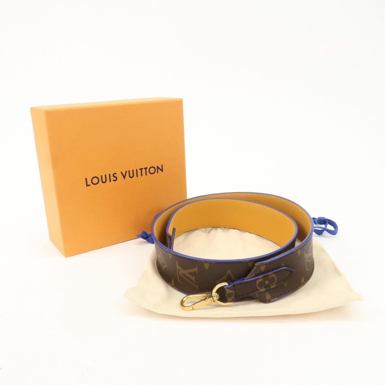 Louis Vuitton Monogram Canvas Shoulder Strap Brown J02354