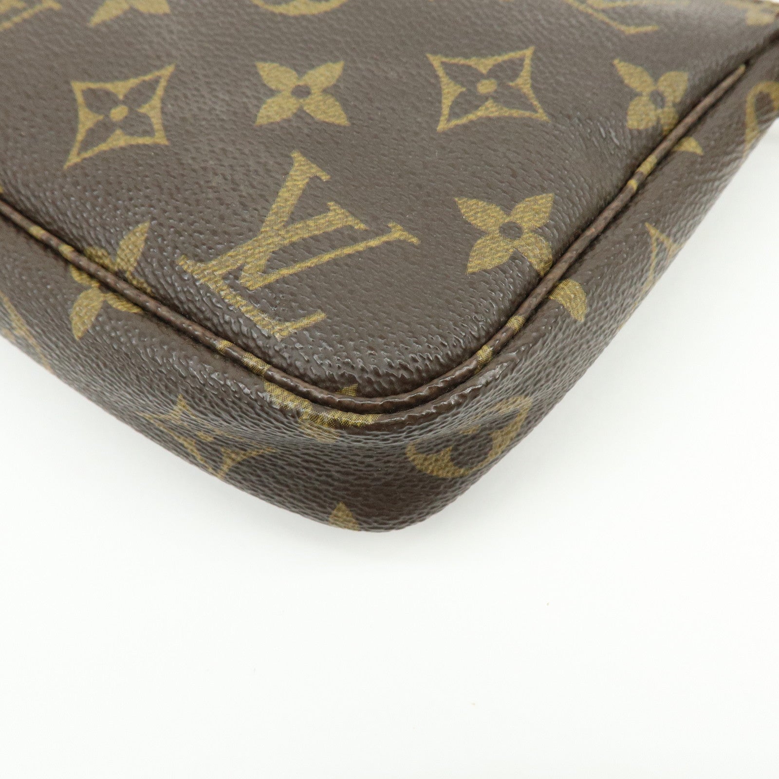 Louis Vuitton Monogram Pochette Accessoires Pouch Hand Bag M51980