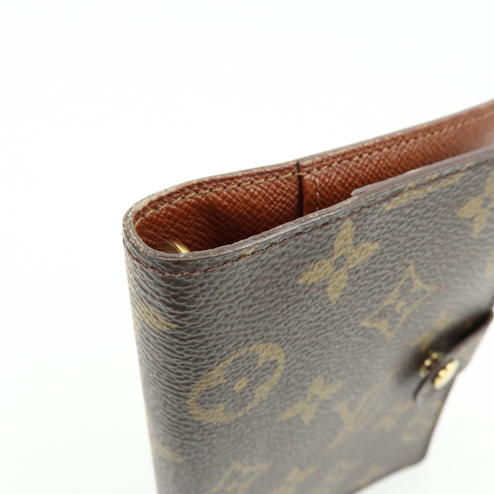 Louis Vuitton Monogram Agenda PM Planner Cover Brown R20005