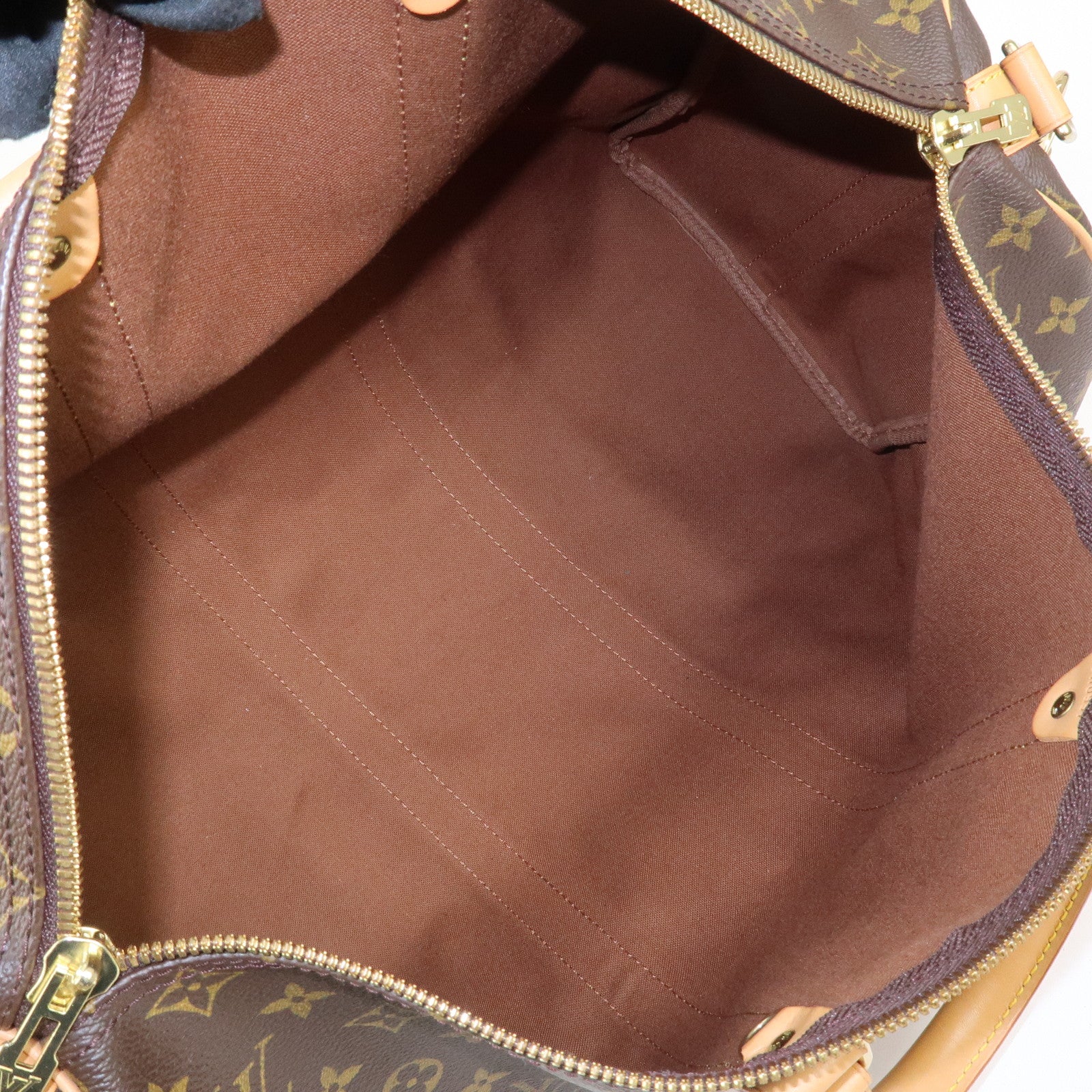 Louis Vuitton Monogram Keep All Bandouliere 45 Boston Bag M41418