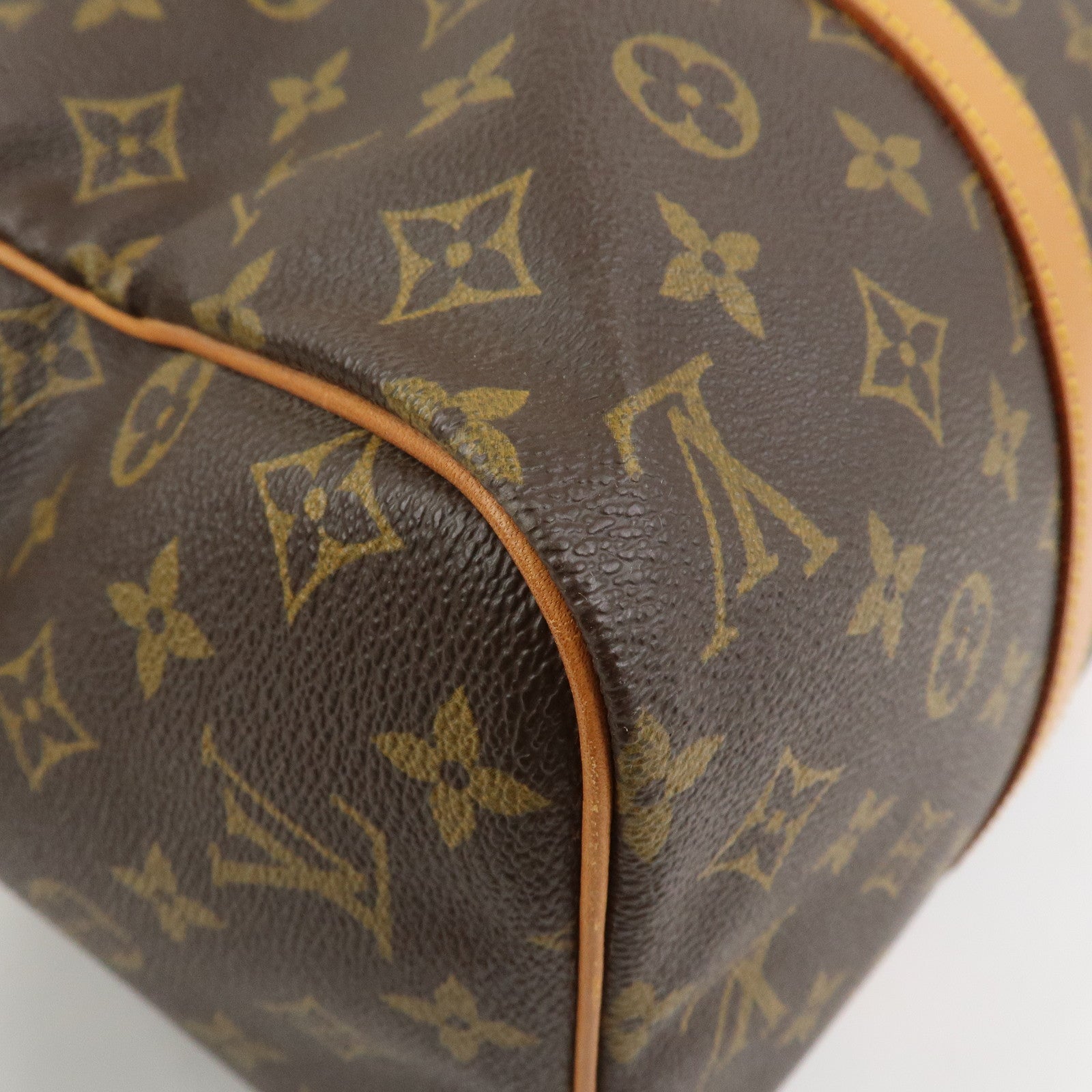 Louis Vuitton Monogram Sac Souple 35 Boston Bag Brown M41626