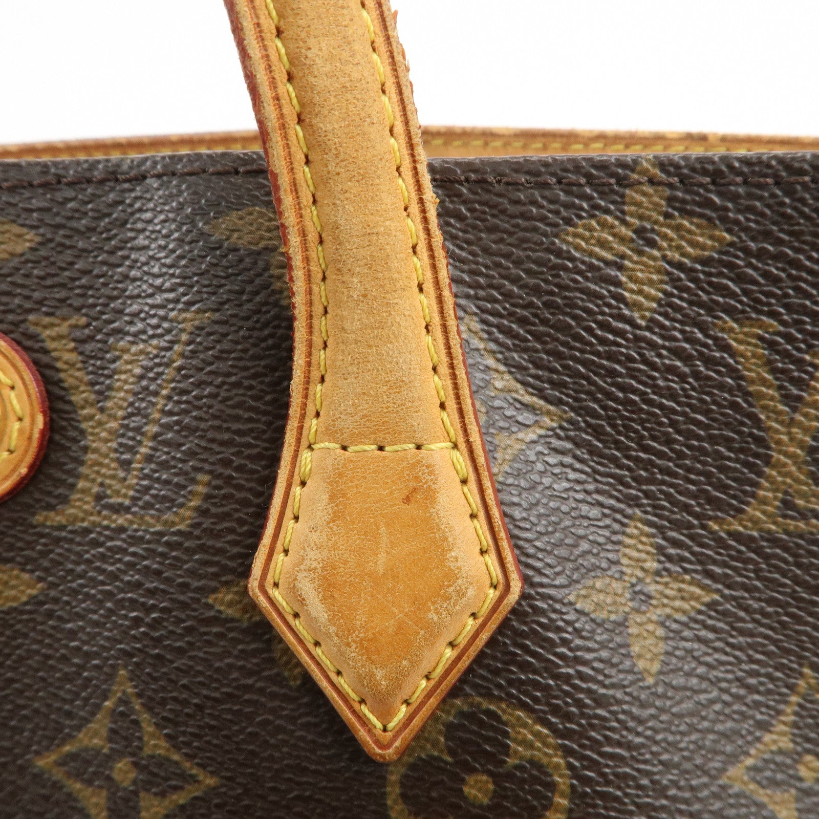 Louis Vuitton Monogram Wilshire MM Tote Bag Brown M45644