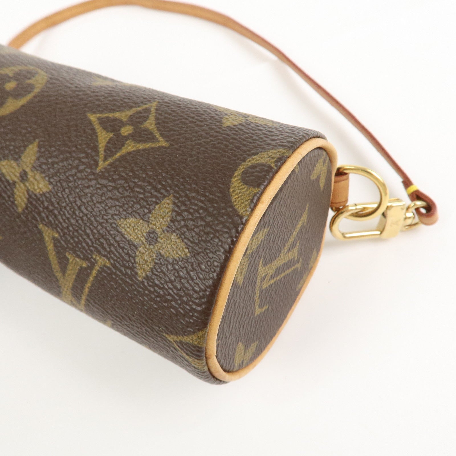 Louis Vuitton Monogram Mini Pouch for Papillon Bag Old Style Brown