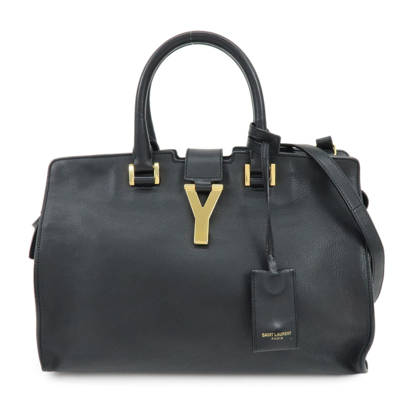 SAINT LAURENT PARIS Petit Cabas Y Line Leather 2Way Bag 311210