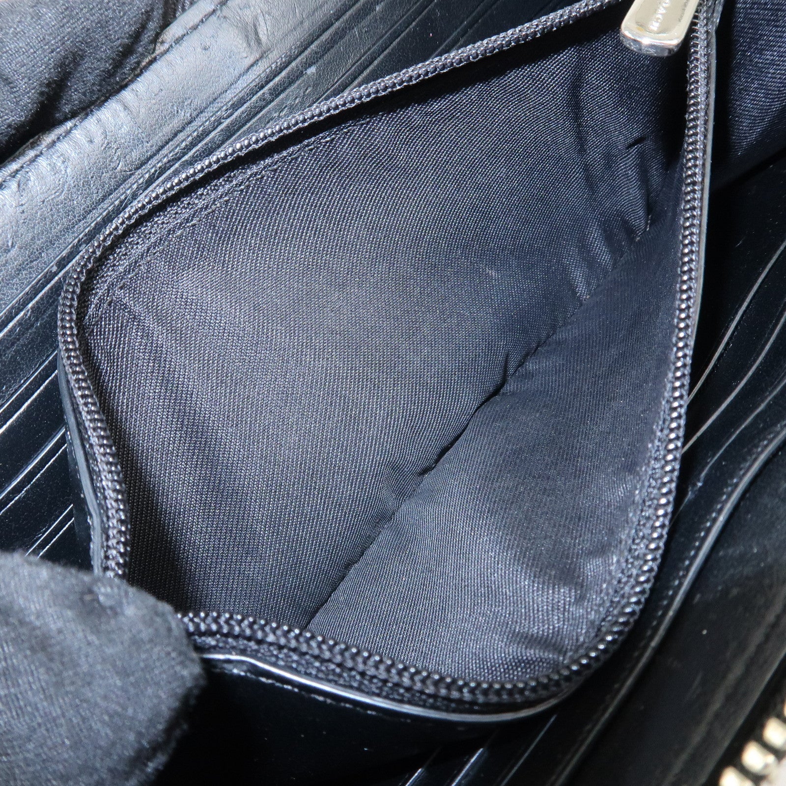 COACH Set of 3 Leather Canvas Long Wallets Black Multicolor