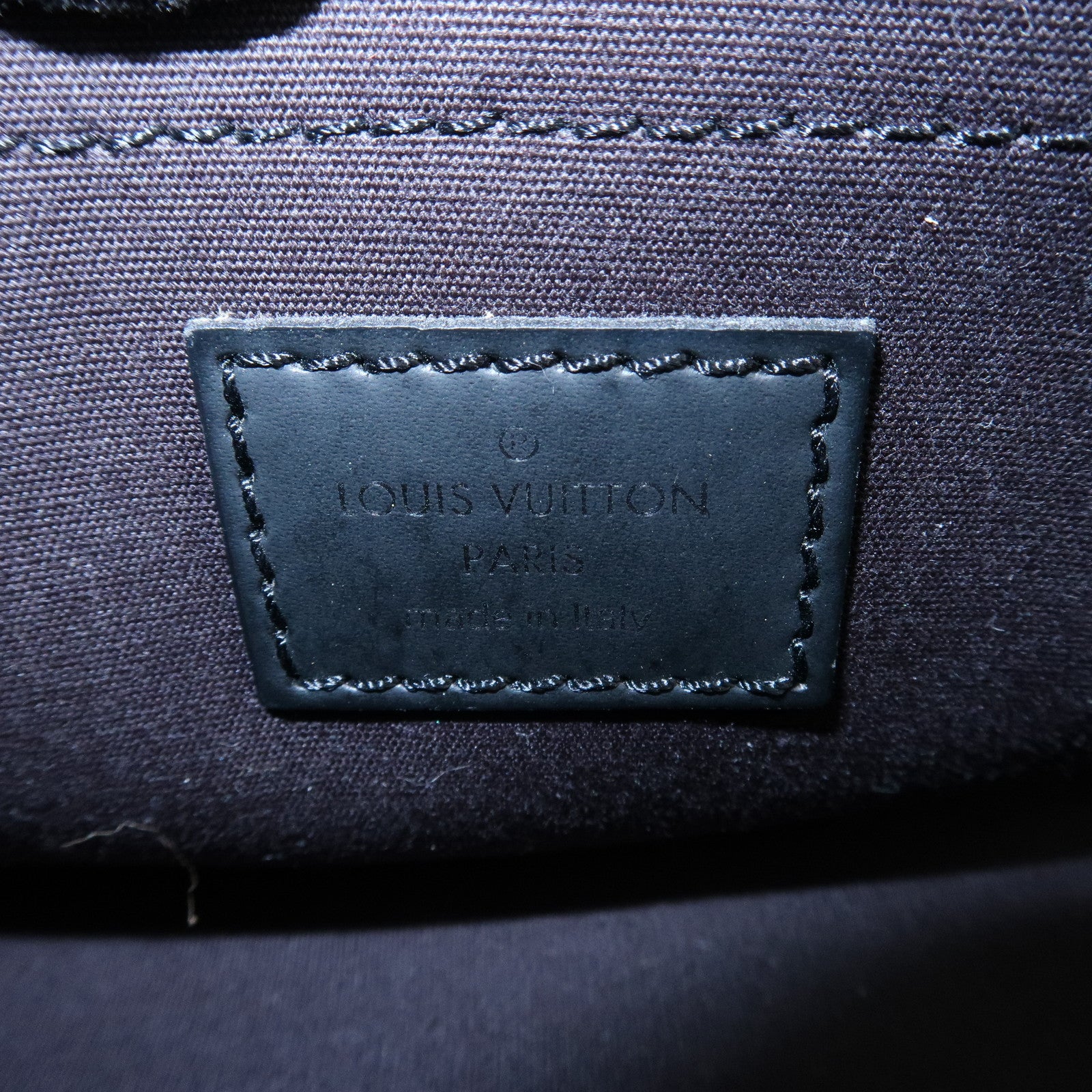 Louis Vuitton Epi Segur PM Hand Bag Noir Black M58822 Used