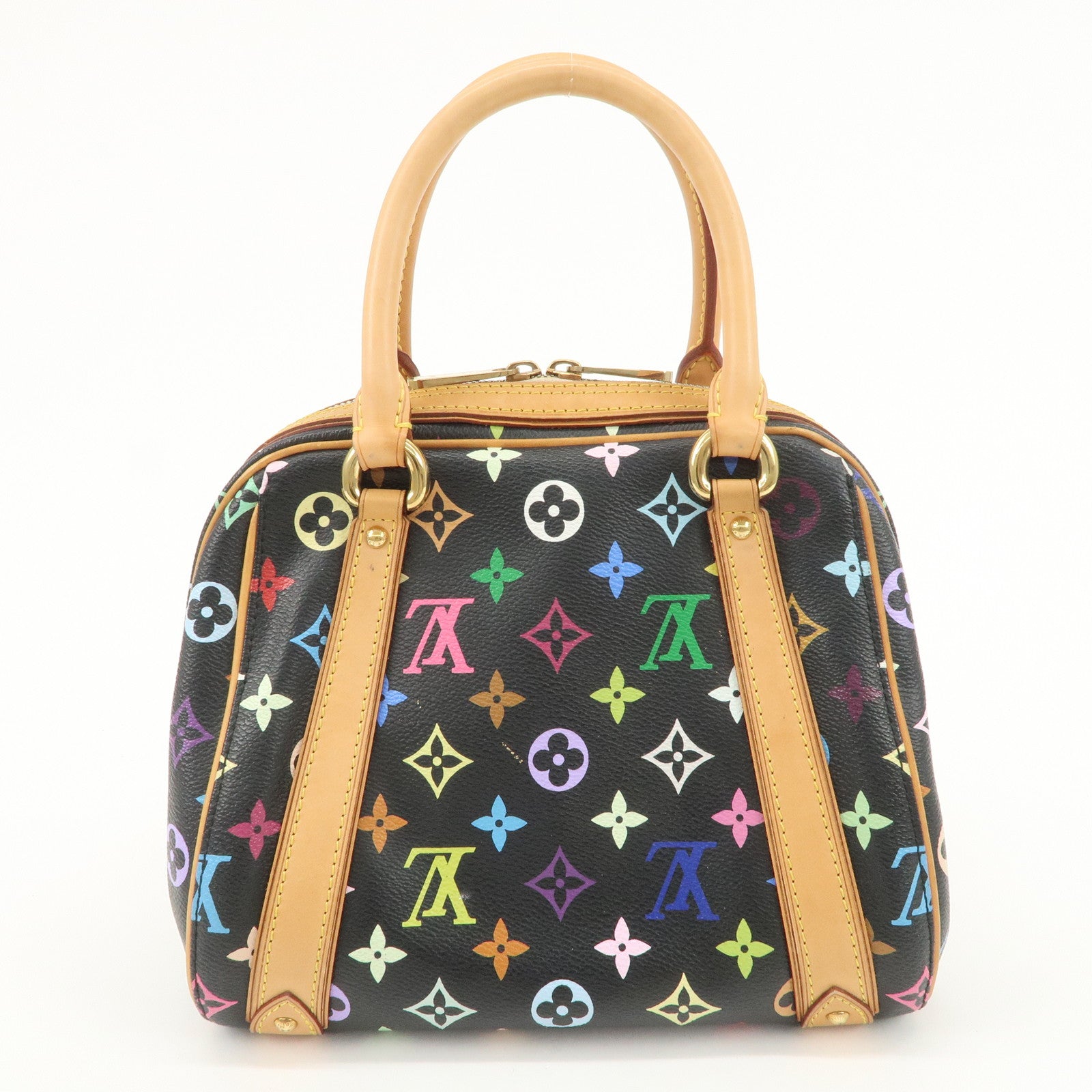 Louis Vuitton Monogram Multicolor Priscilla Hand Bag Noir M40097
