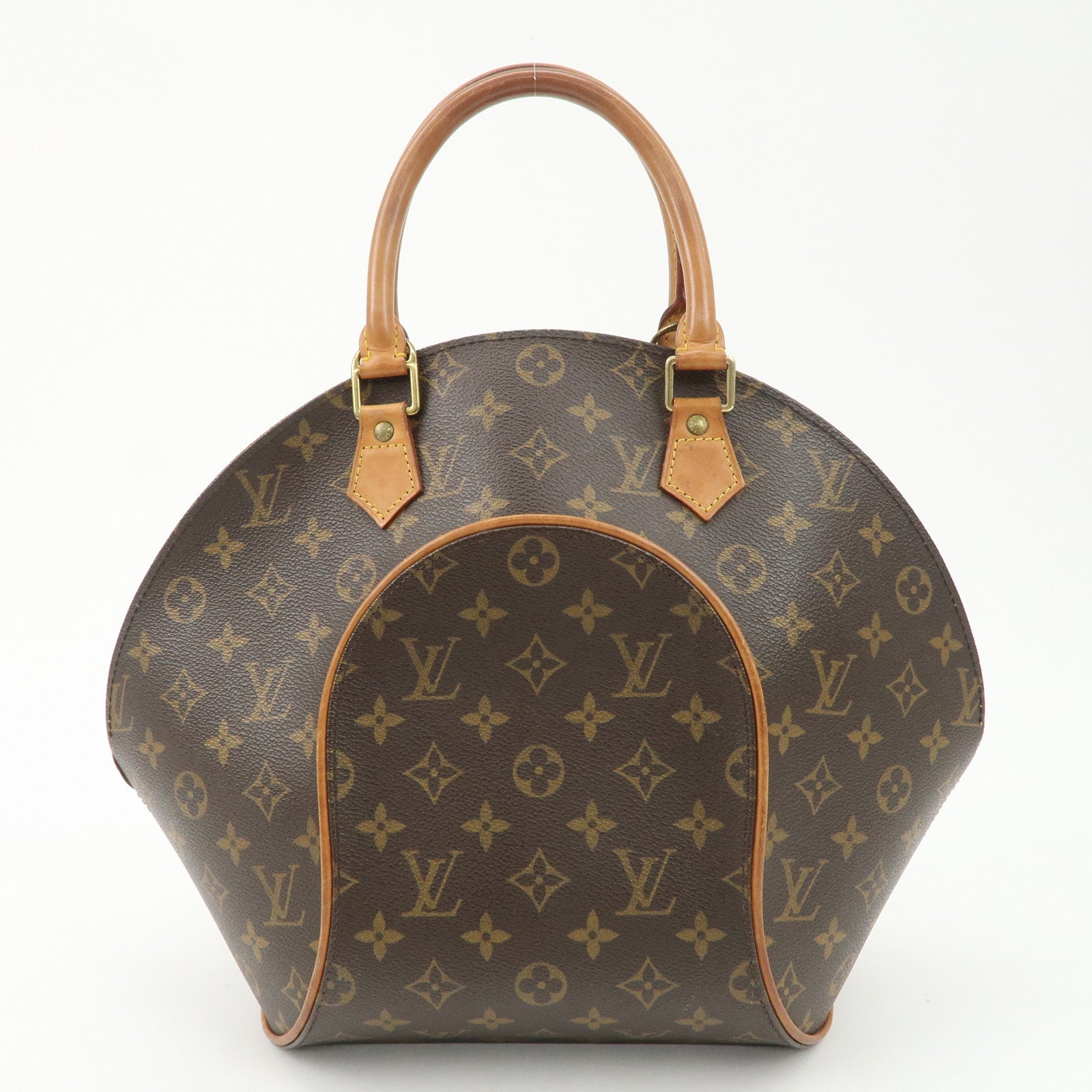 Louis Vuitton Monogram Ellipse MM Hand Bag Brown M51126