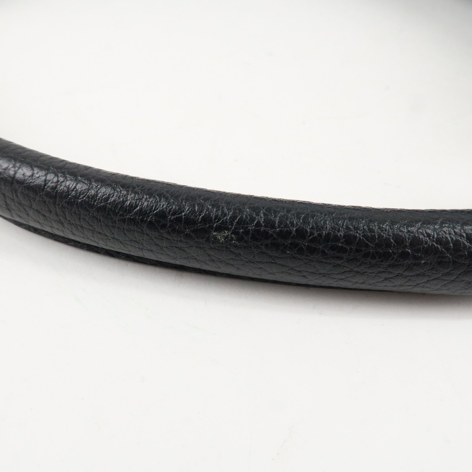 GUCCI GG Nylon Leather Shoulder Bag Hand Bag Black 179776 Used