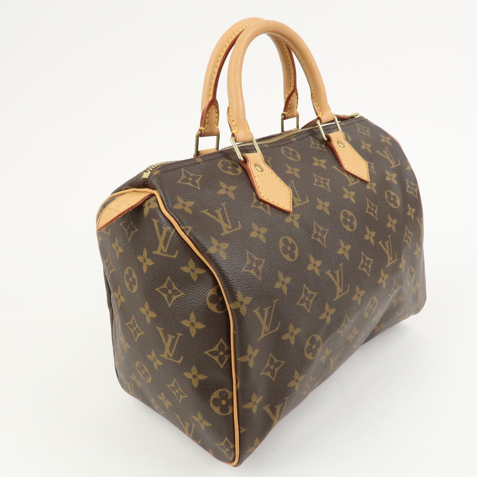 Louis Vuitton Monogram Speedy 30 Boston Bag Hand Bag Brown M41526