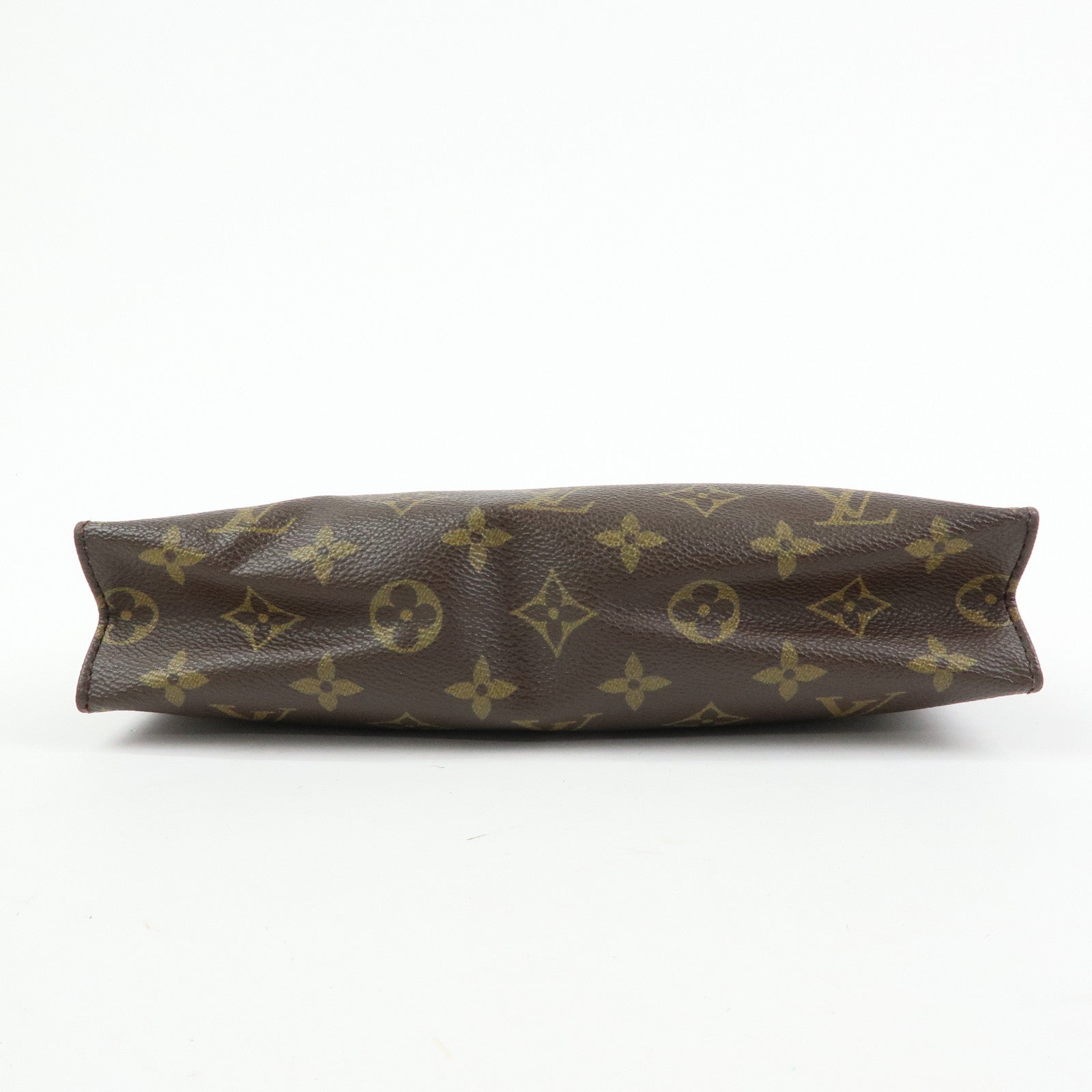 Louis Vuitton Monogram Poche Toilette 26 Clutch Bag Brown M47542