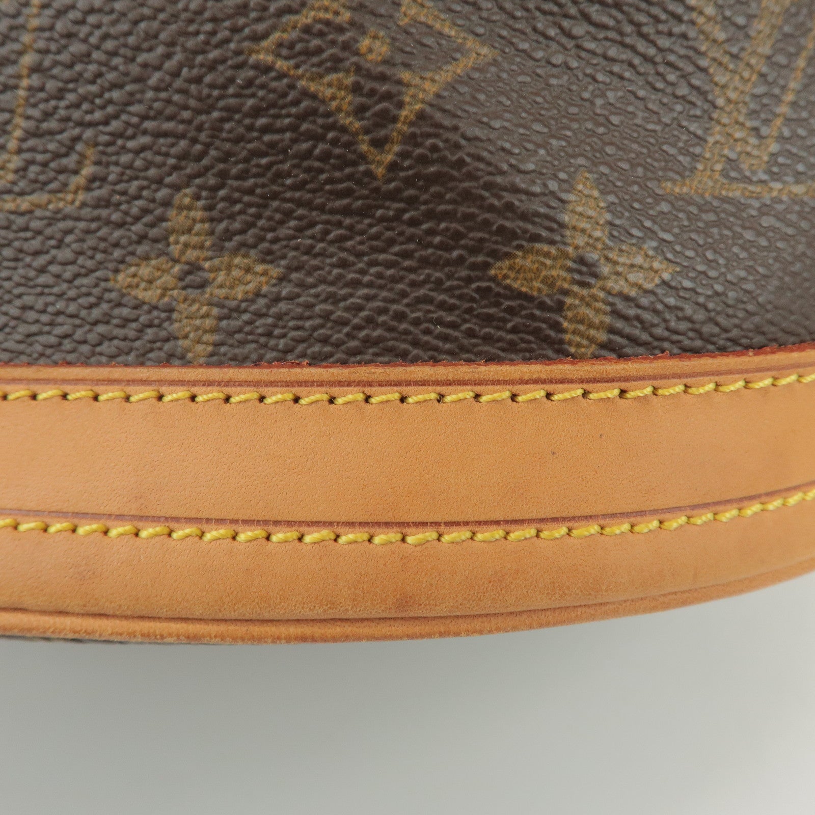 Louis Vuitton Monogram Canvas Bucket PM Hand Bag Brown M42238
