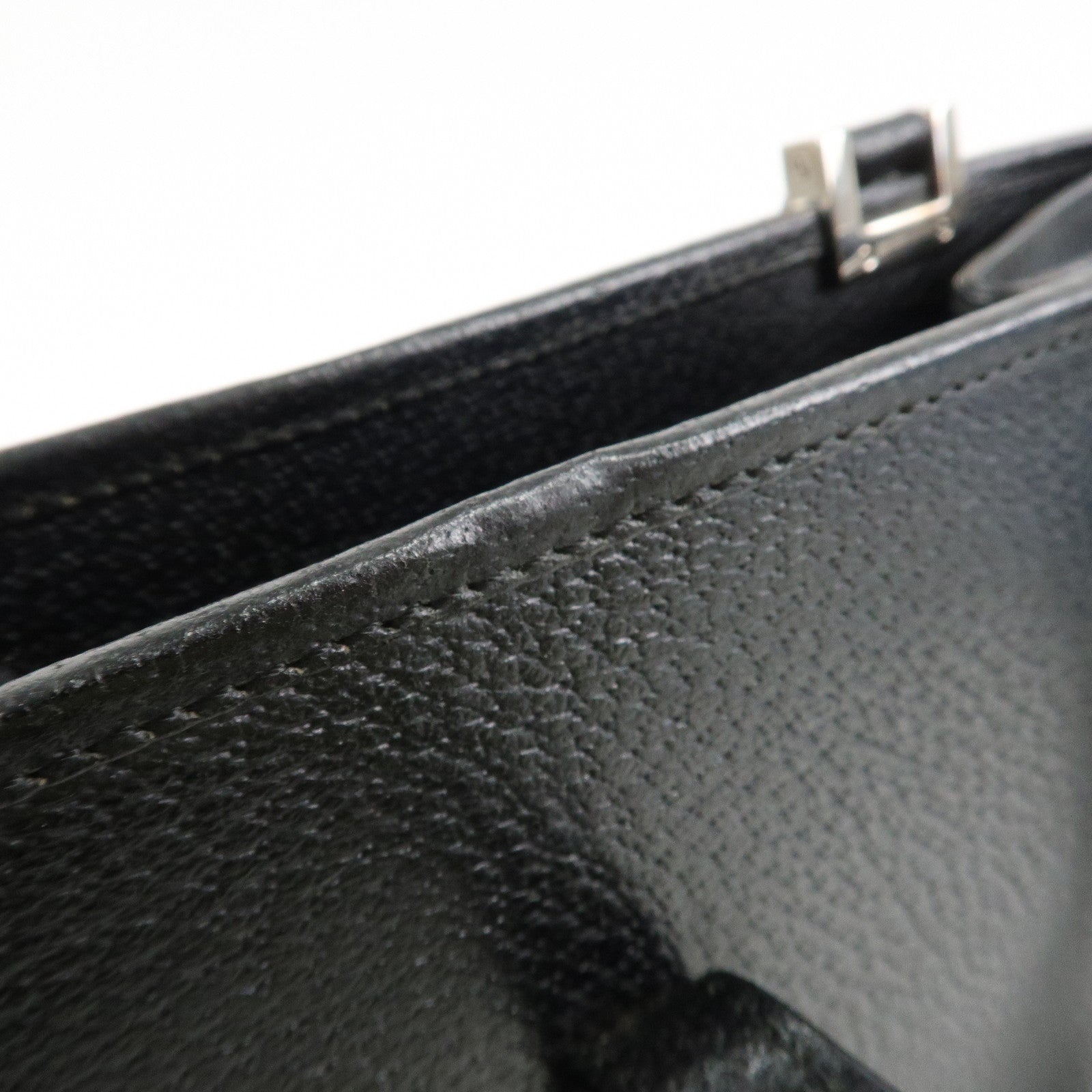 GUCCI Jackie Leather Shoulder bag Tote Bag 002.1073 Black Silver HDW Used