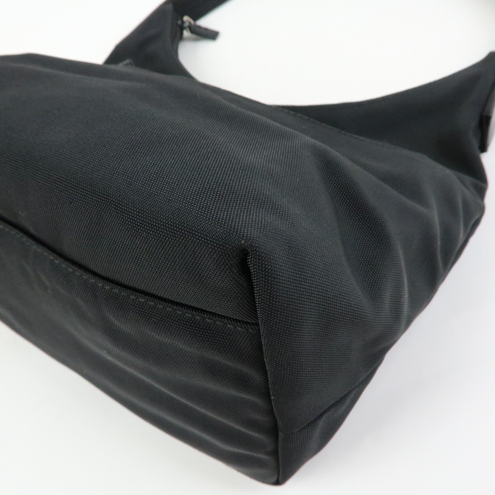 GUCCI Canvas Leather Shoulder Bag Hand Bag Black 001・3386・1705