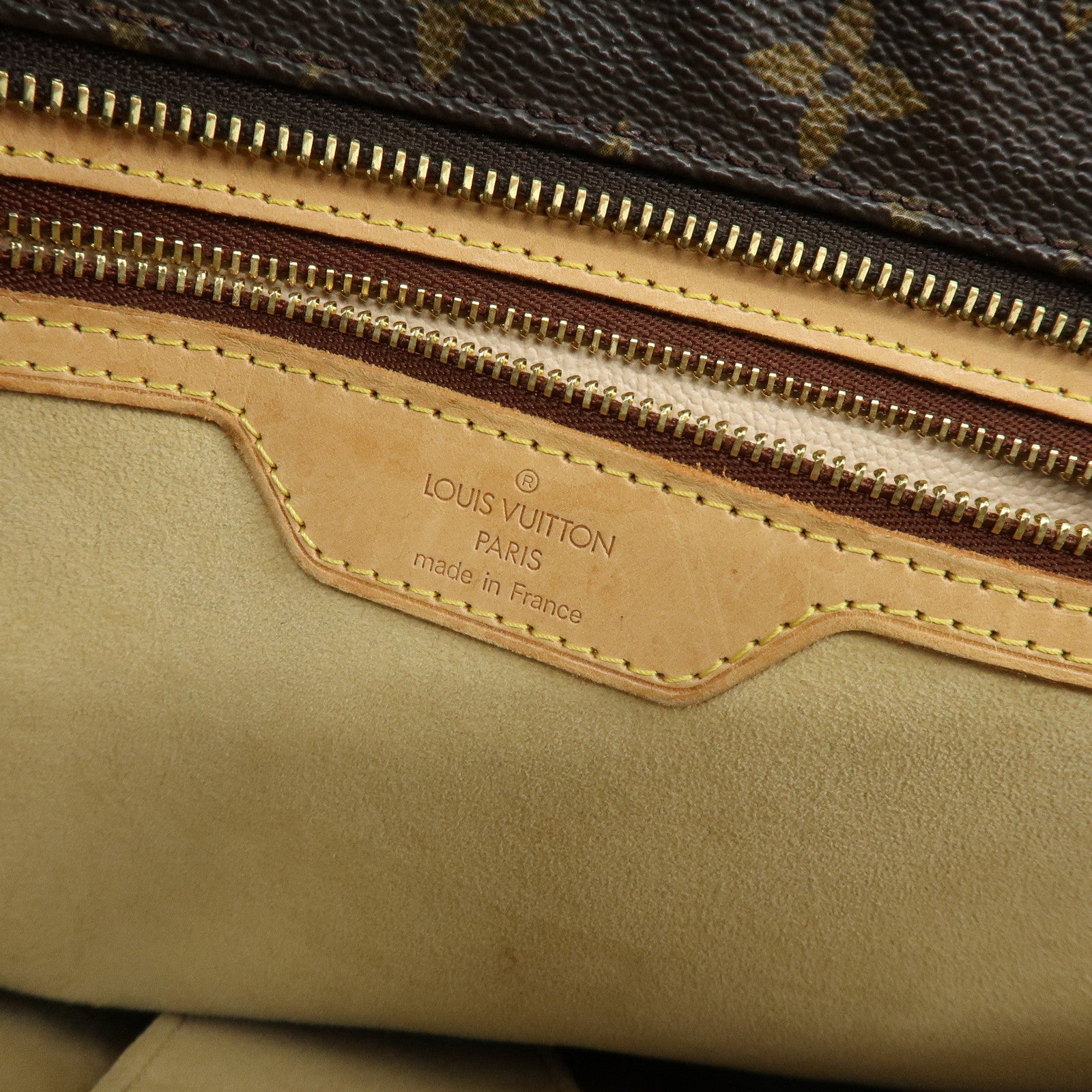 Louis Vuitton Monogram Luco Tote Bag Shoulder Bag Brown M51155