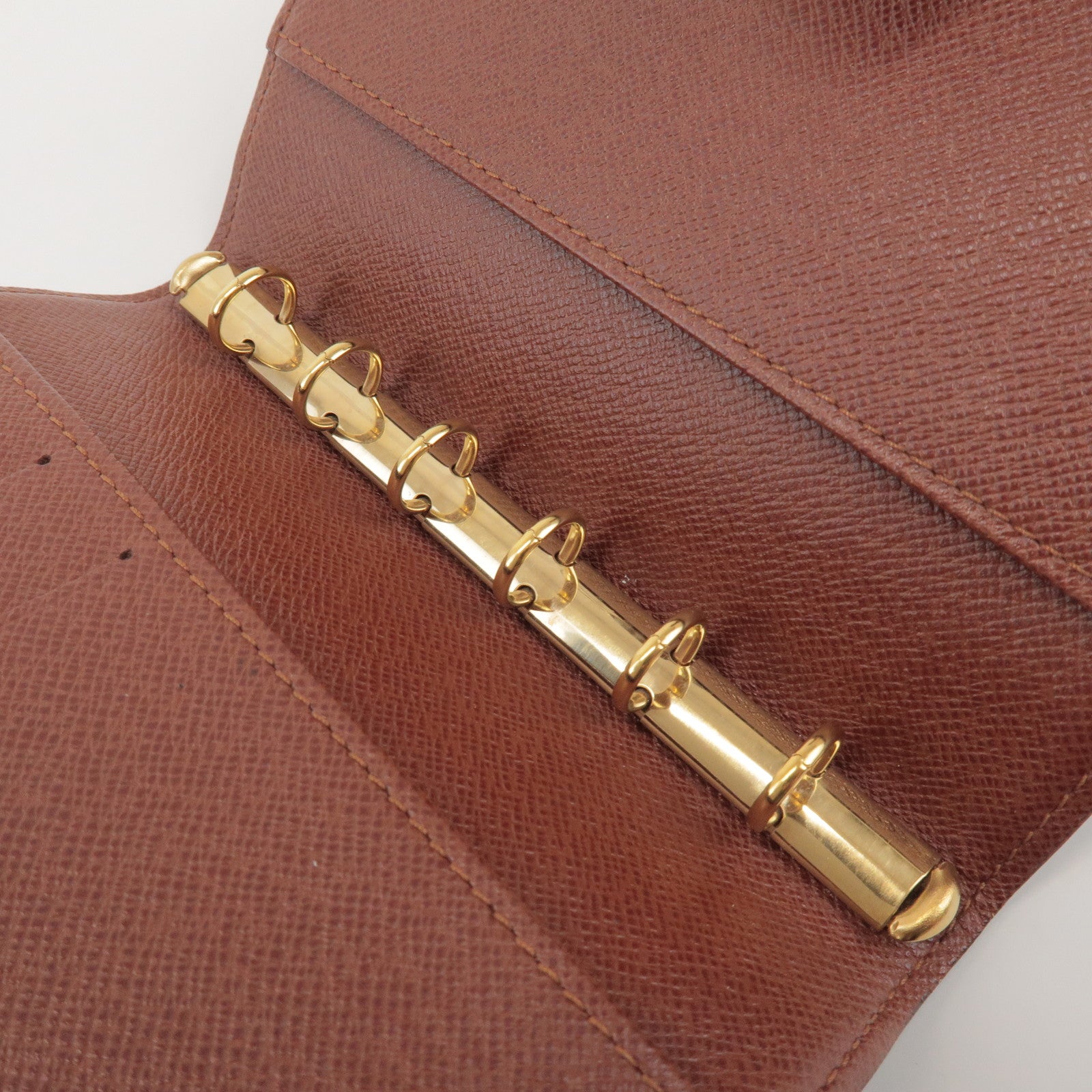 Louis Vuitton Monogram Agenda PM Canvas Planner Cover Brown R20005