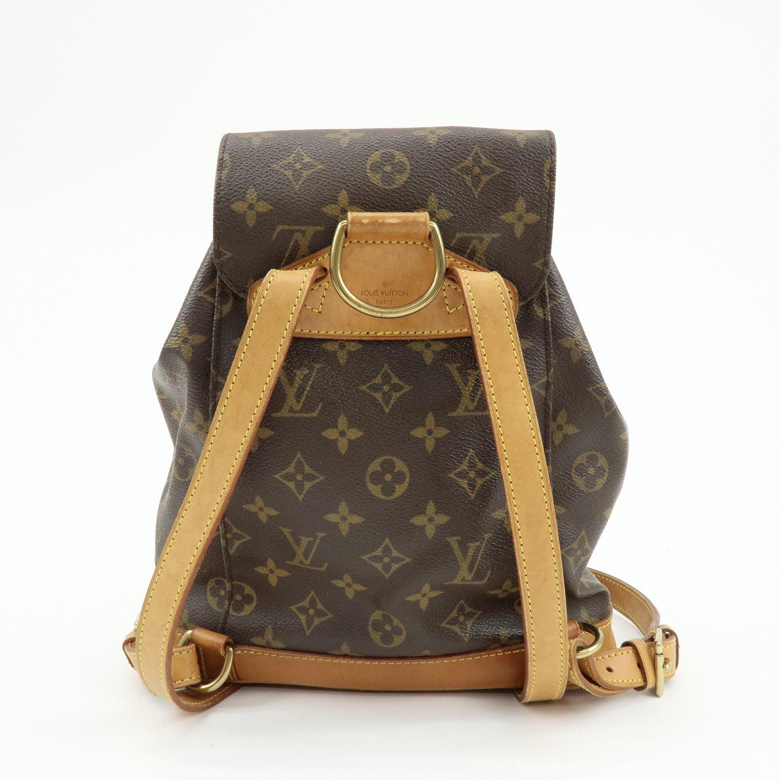 Louis Vuitton Monogram Montsouris MM Backpack Rucksack Brown M51136