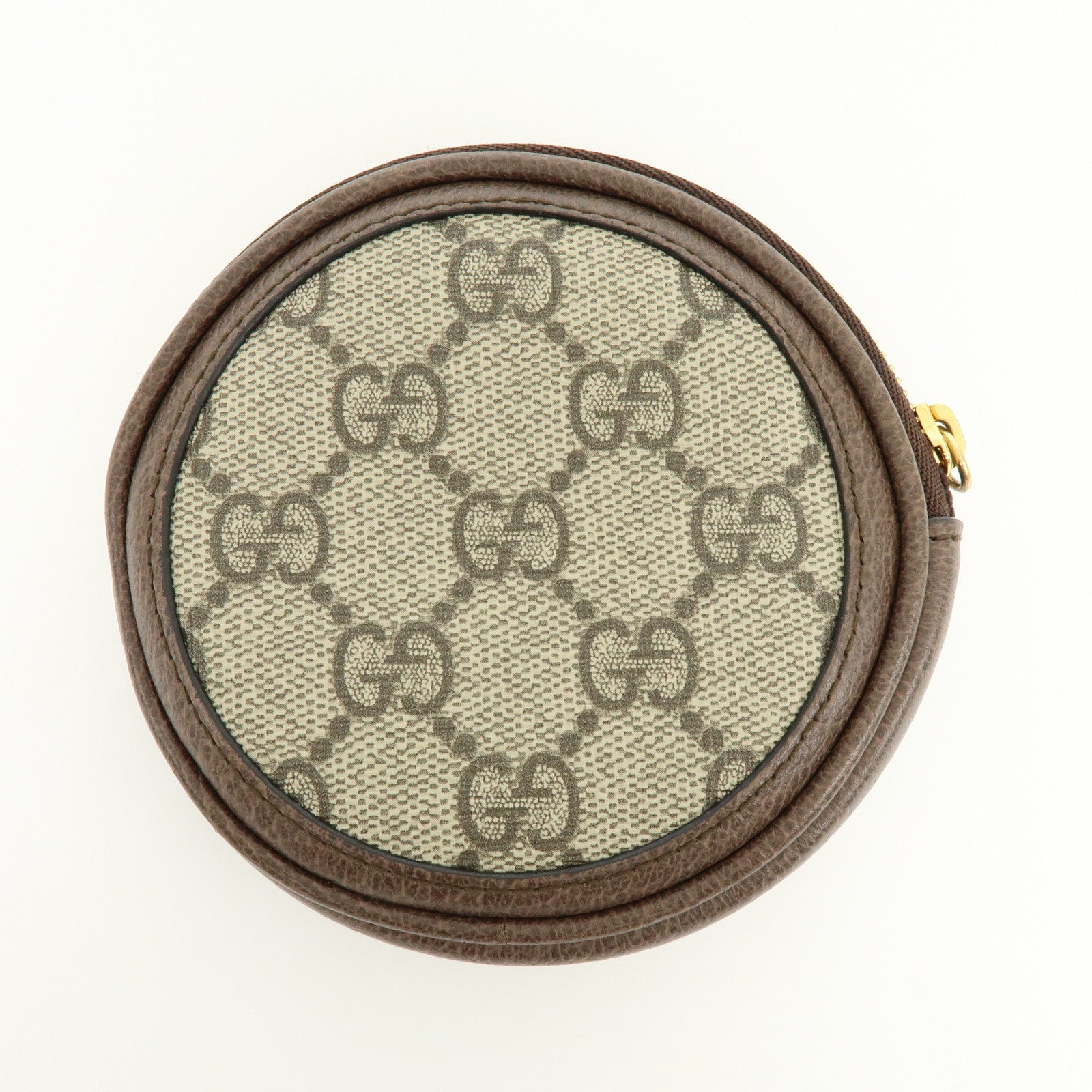 GUCCI Ophidia Sherry GG Supreme Leather Key Case Coin Case 574840