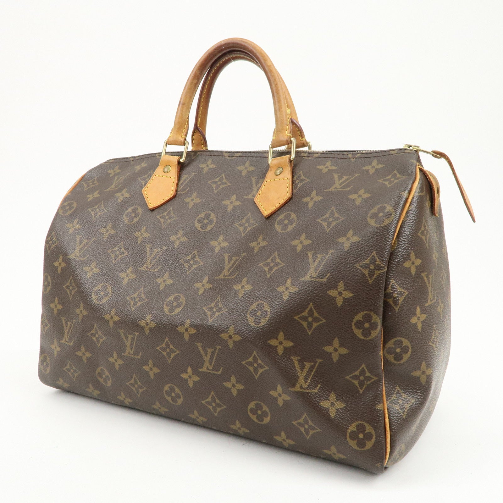 Louis Vuitton Monogram Speedy 35 Boston Bag Hand Bag M41524