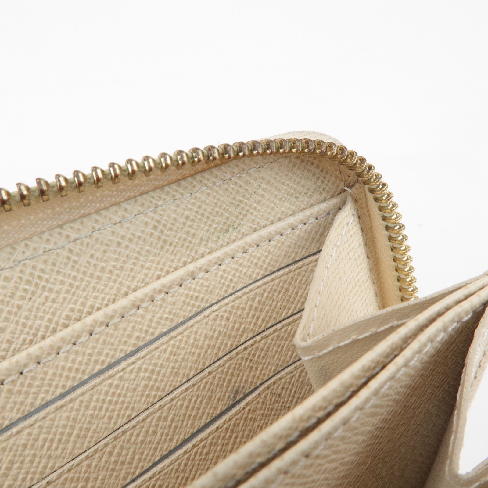 Louis Vuitton Damier Azur Round Zippy Wallet Long Wallet N60019 Used