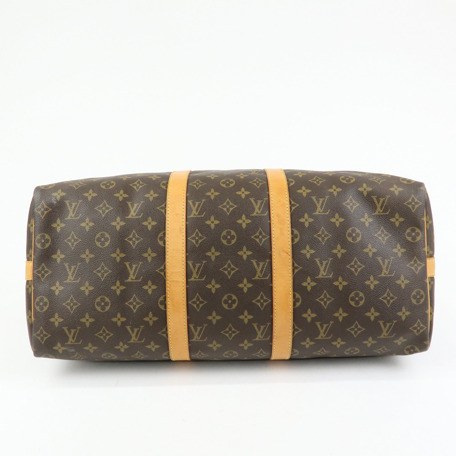 Louis Vuitton Monogram Keep All Bandouliere 50 Boston Bag M41416
