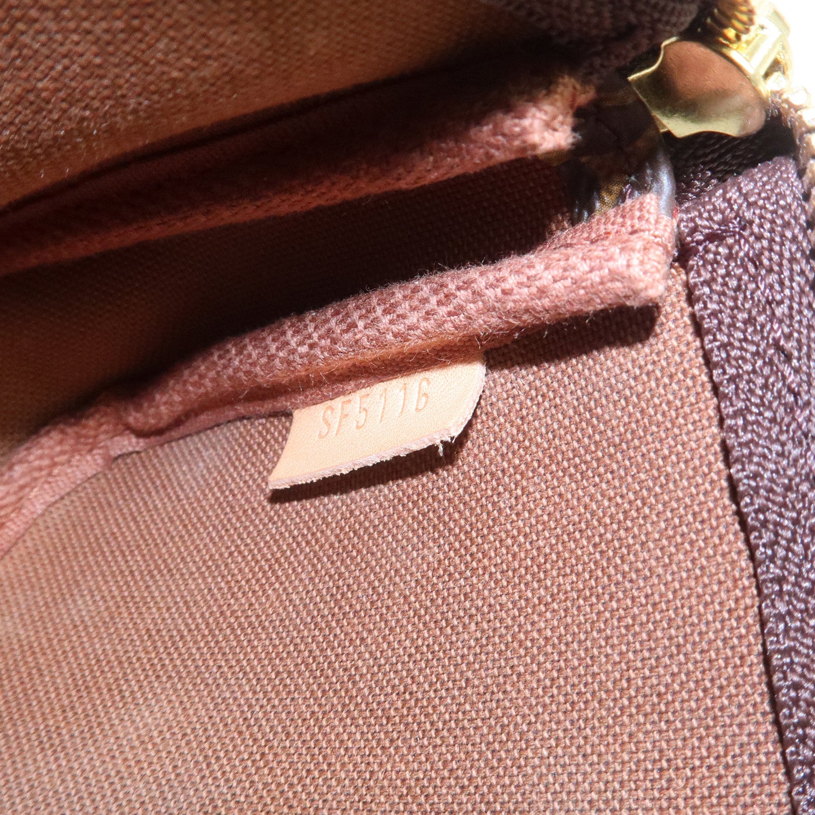 Louis Vuitton Monogram Mini Pochette Accessoires Hand Bag M58009