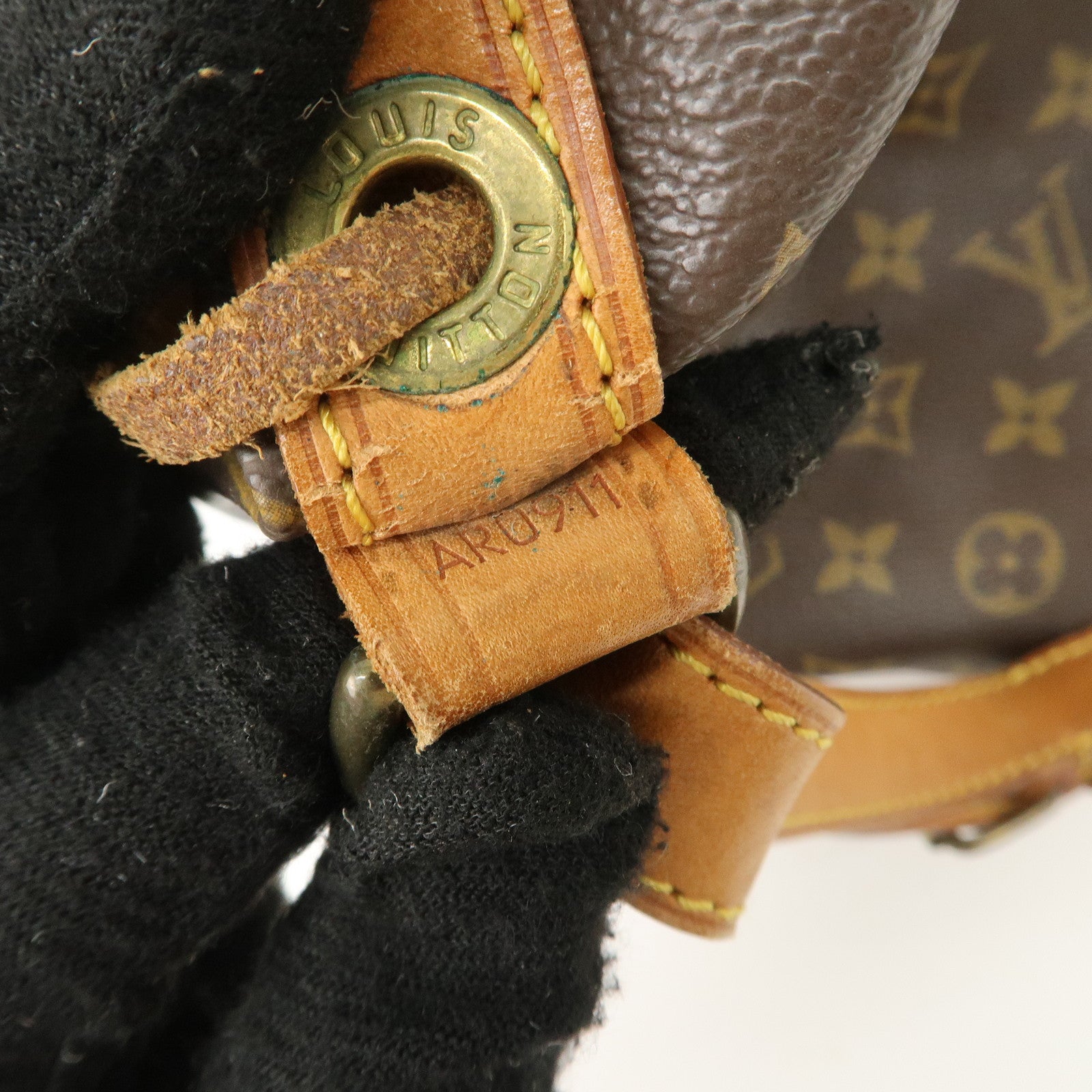 Louis Vuitton Monogram Petit Noe Shoulder Bag Brown M42226 Used