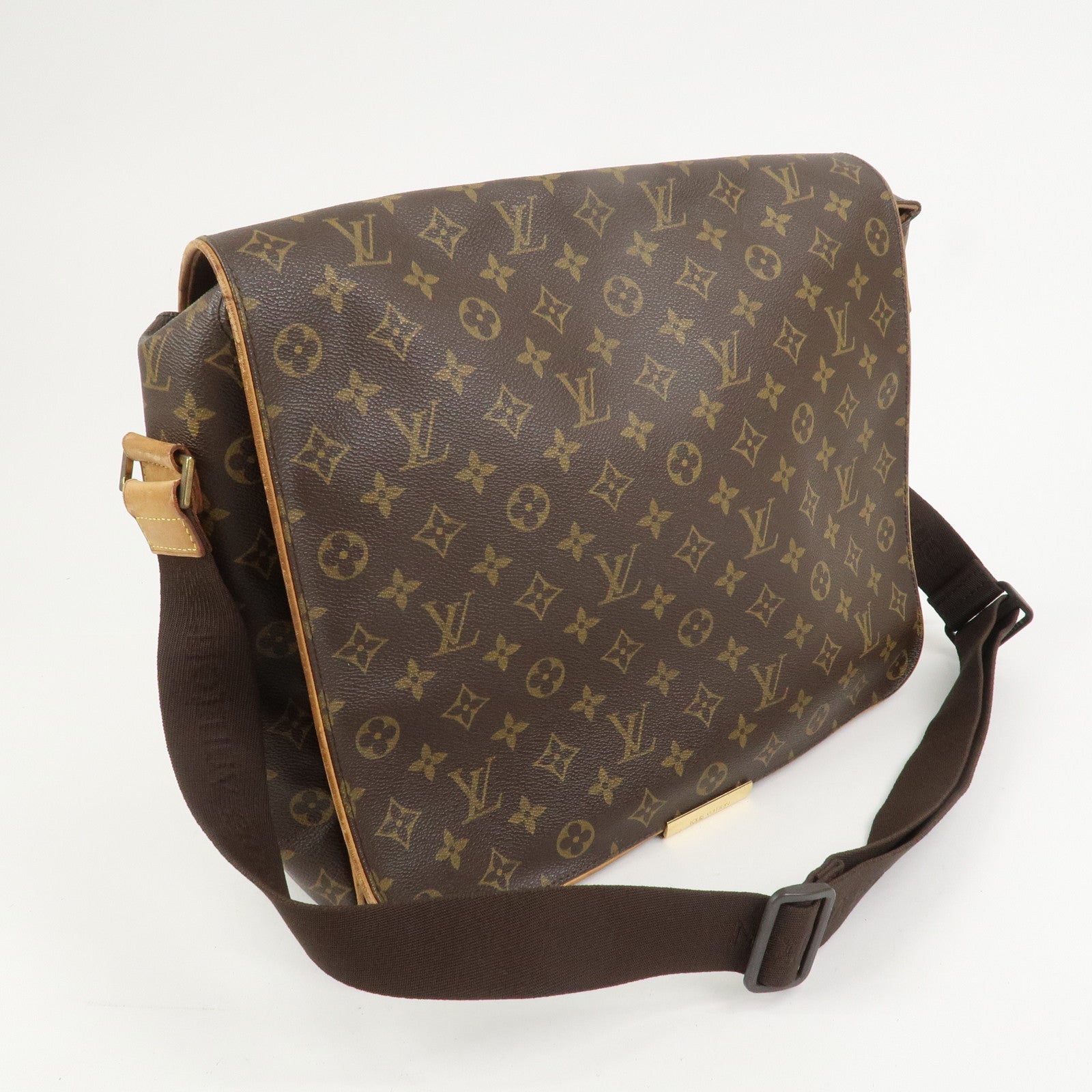 Louis Vuitton Monogram Abbesses Messenger Bag Brown M45257