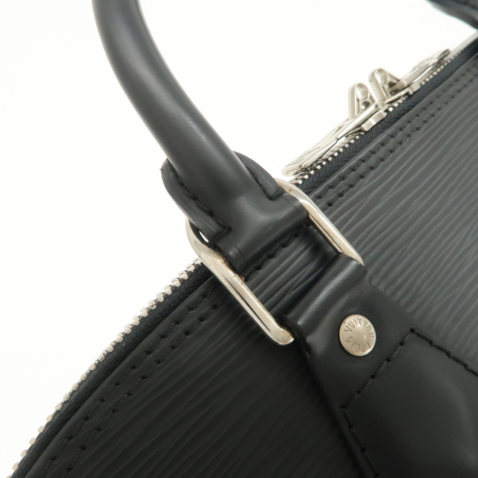 Louis Vuitton Epi Leather Alma PM Hand Bag Noir Black M52802