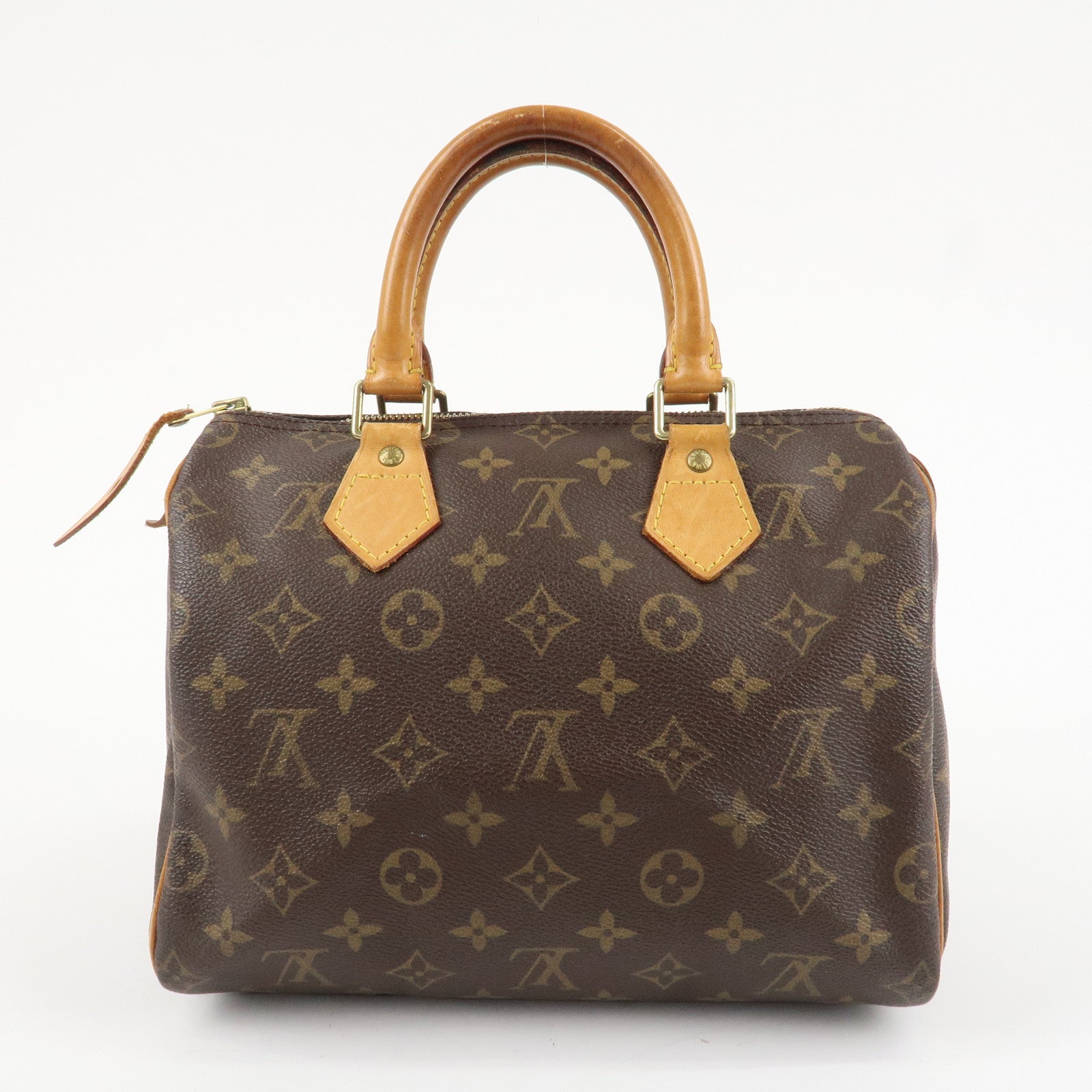 Louis Vuitton Monogram Speedy 25 Hand Bag Boston Bag M41528 Used